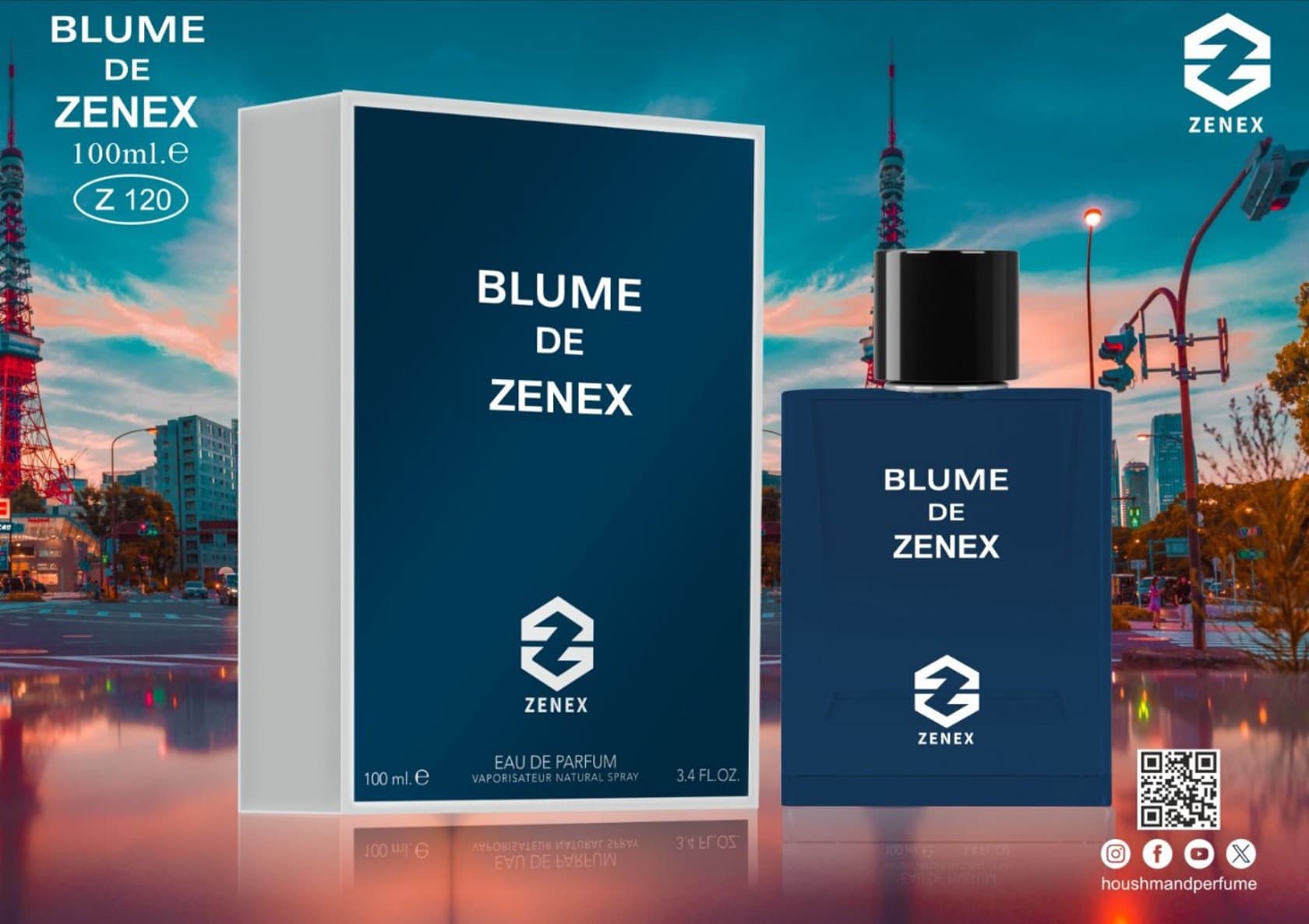 Zenex Blume de Zenex kişilər üçün ətir suyu 100 ml