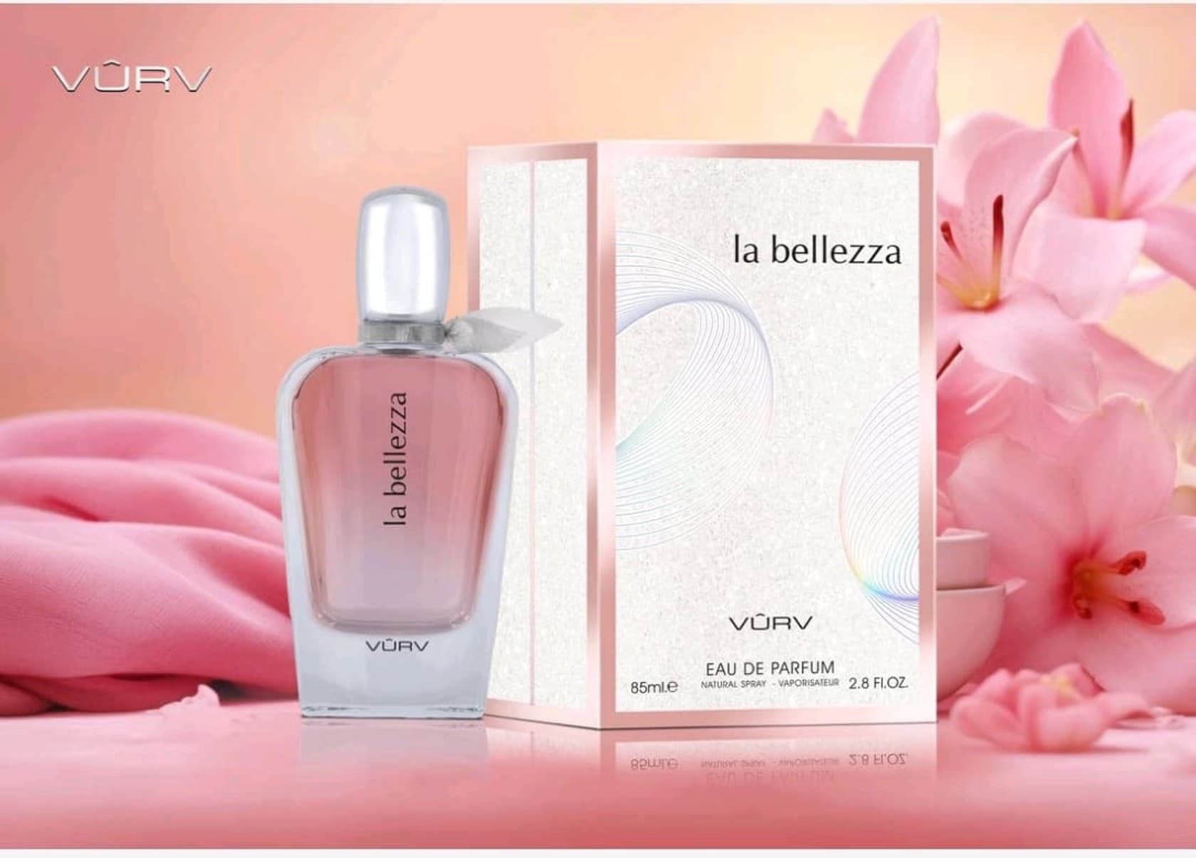 Vurv Perfumes La Bellezza qadınlar üçün ətir suyu 85 ml