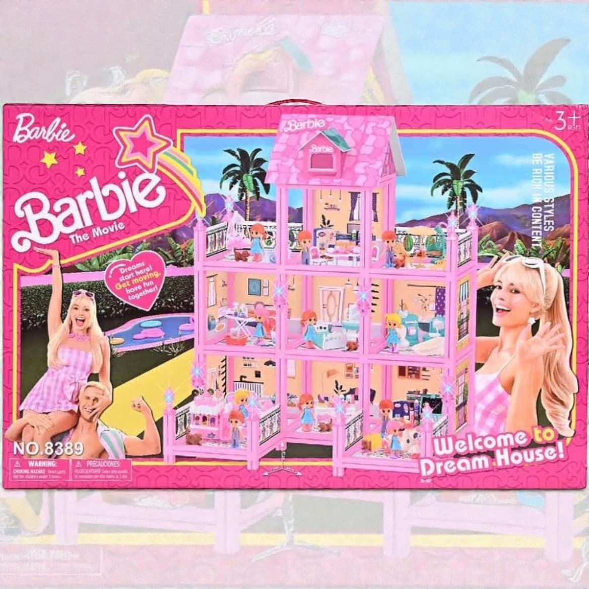 Kukla evciyi Barbie The Movie 8389, 3+ yaş
