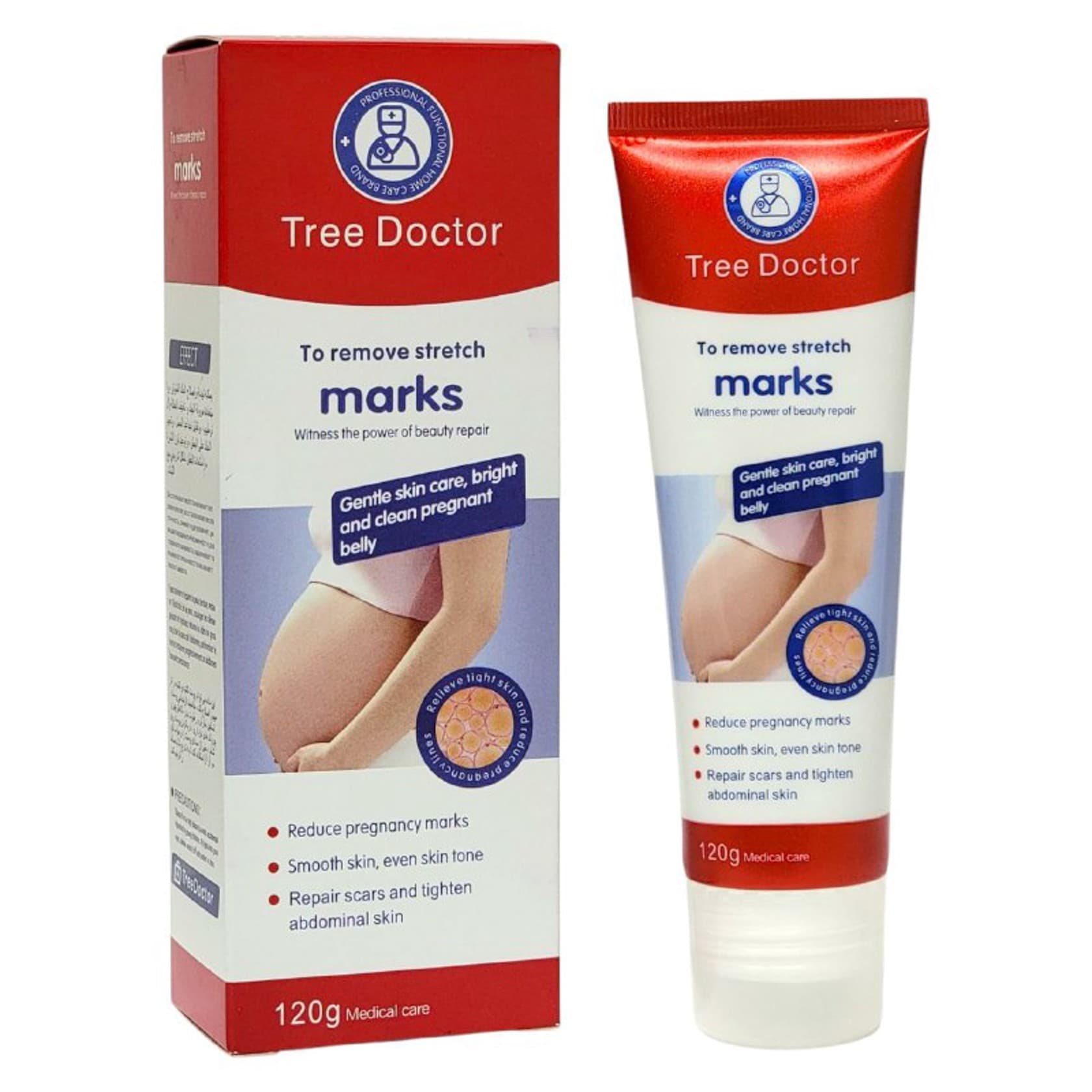Bədən üçün dartılmalara qarşı krem Tree Doctor 120 q