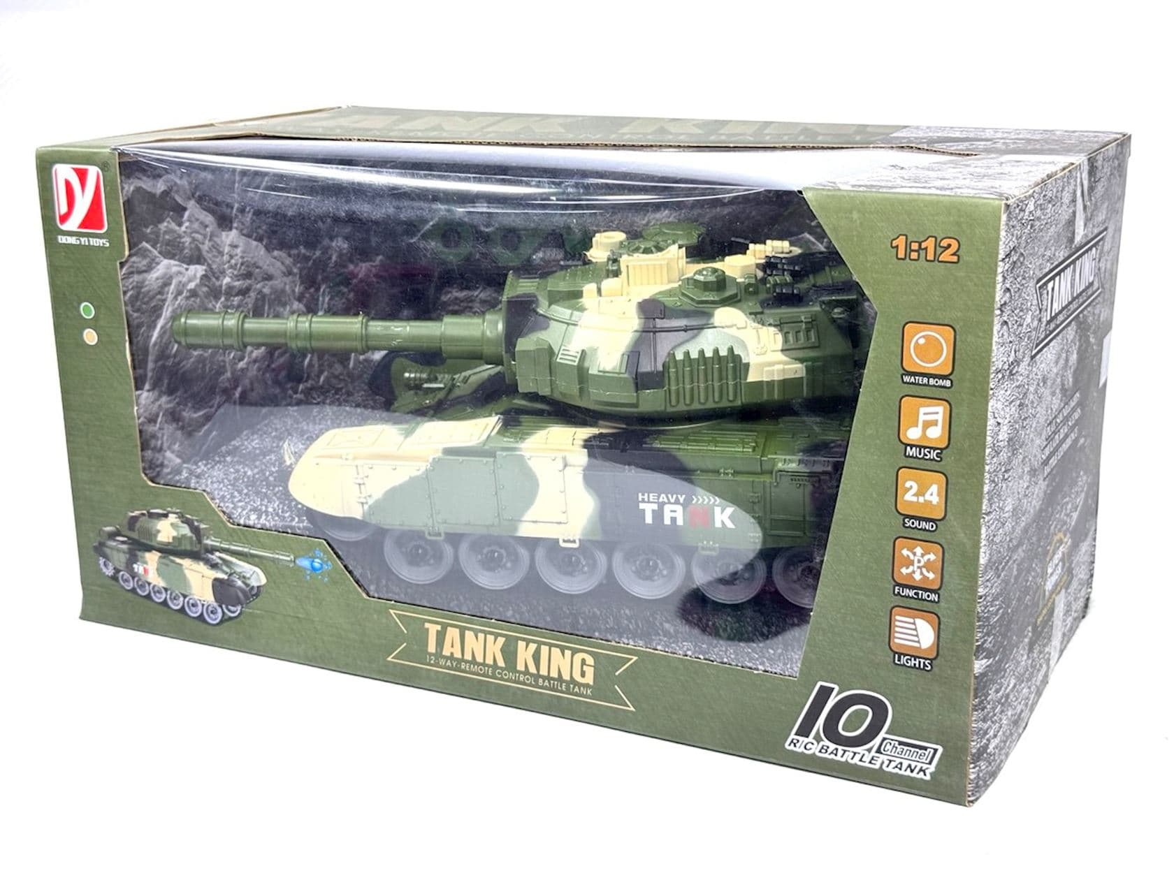 Radio ilə idarə olunan tank Tank King A8863-145, rəngbərəng — şəkil 2