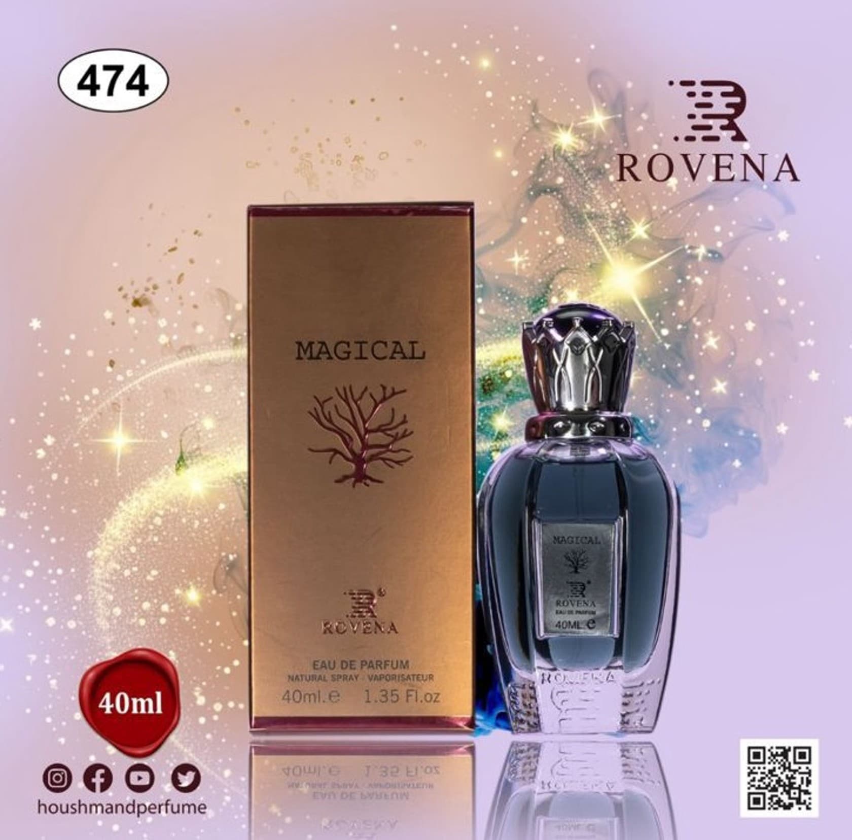 Rovena Magical uniseks ətir suyu 40 ml