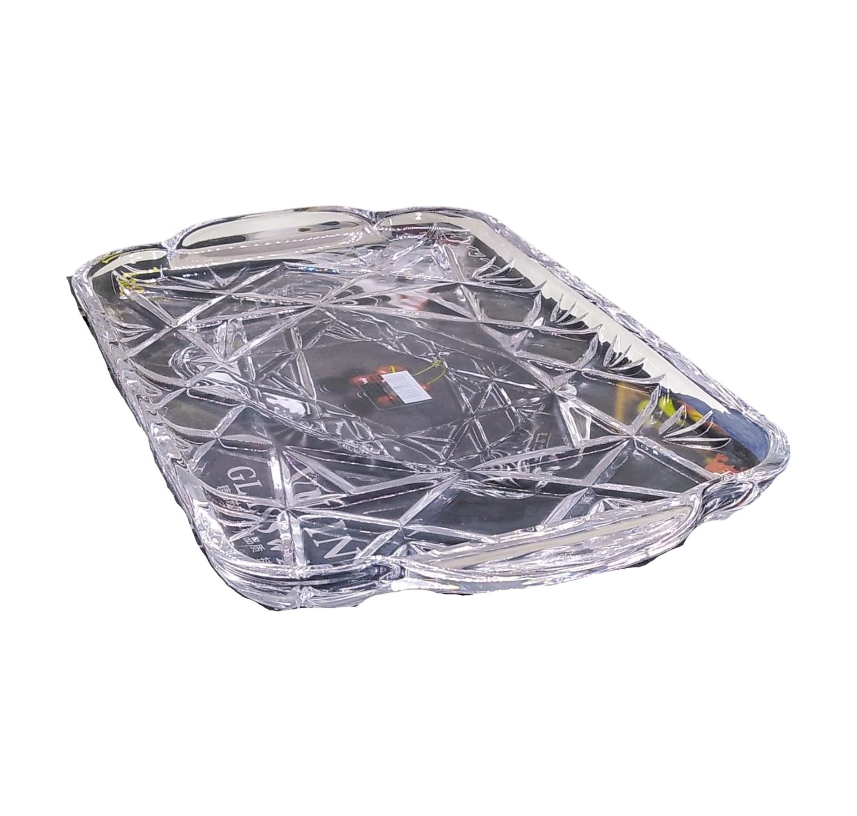 Tort üçün nimçə Yujing Glass Ware YJP7401, şəffaf