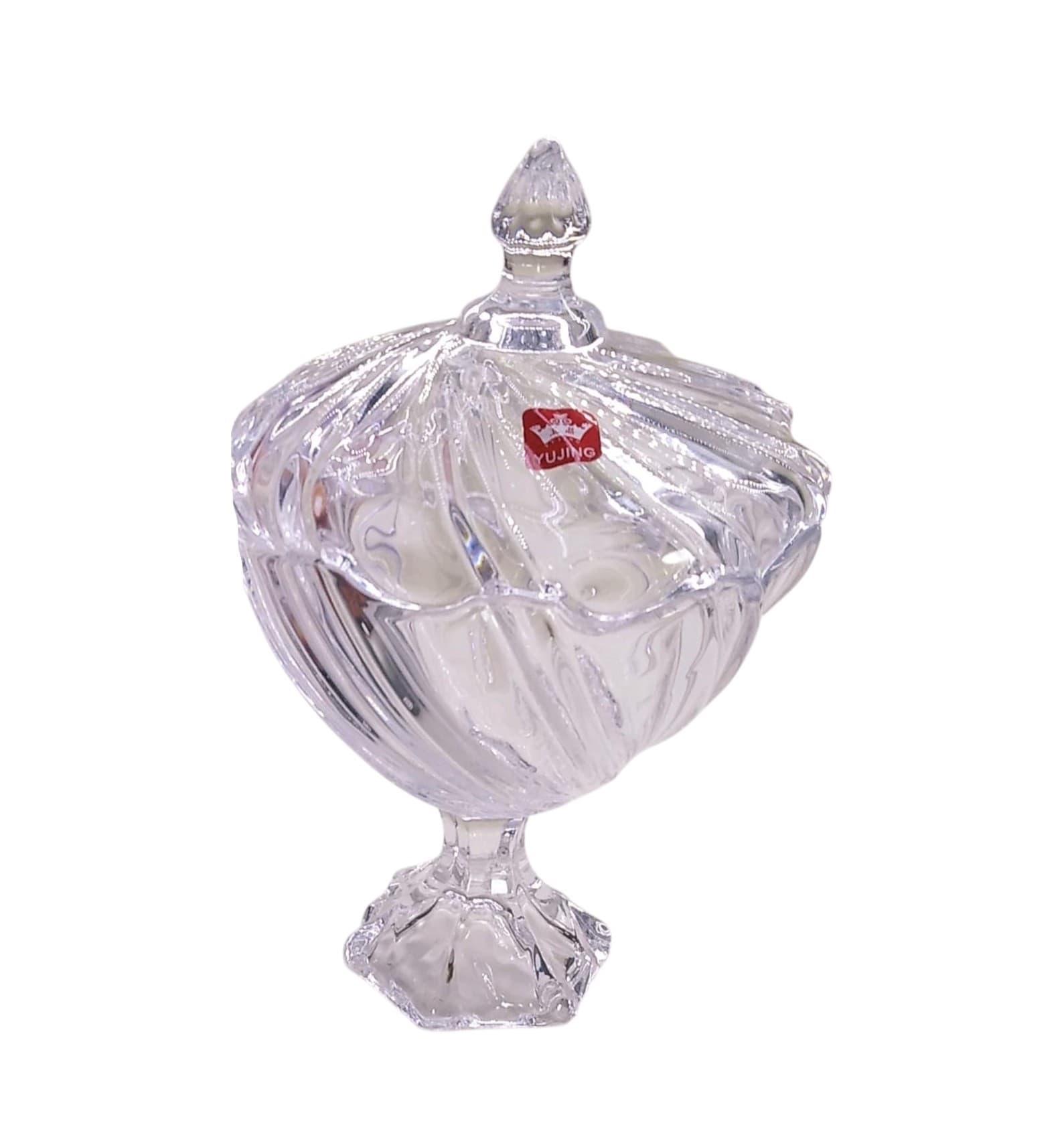 Şəkər qabı Yujing Glass Ware YJZJ-6502-1, şüşə, şəffaf