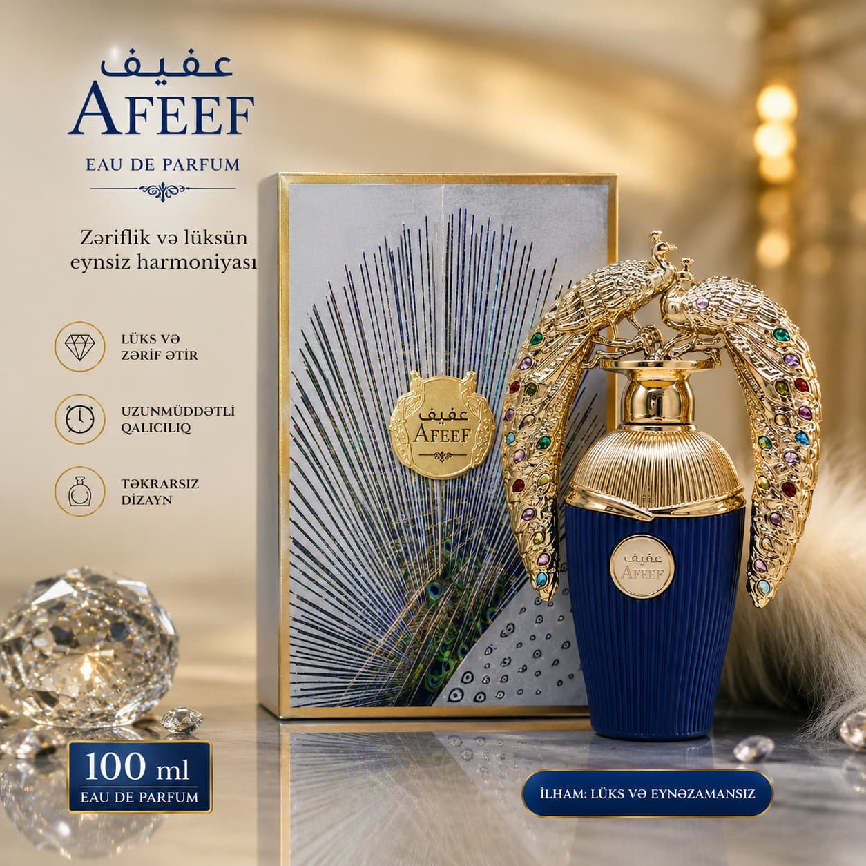 Afeef kişilər üçün ətir, 100 ml