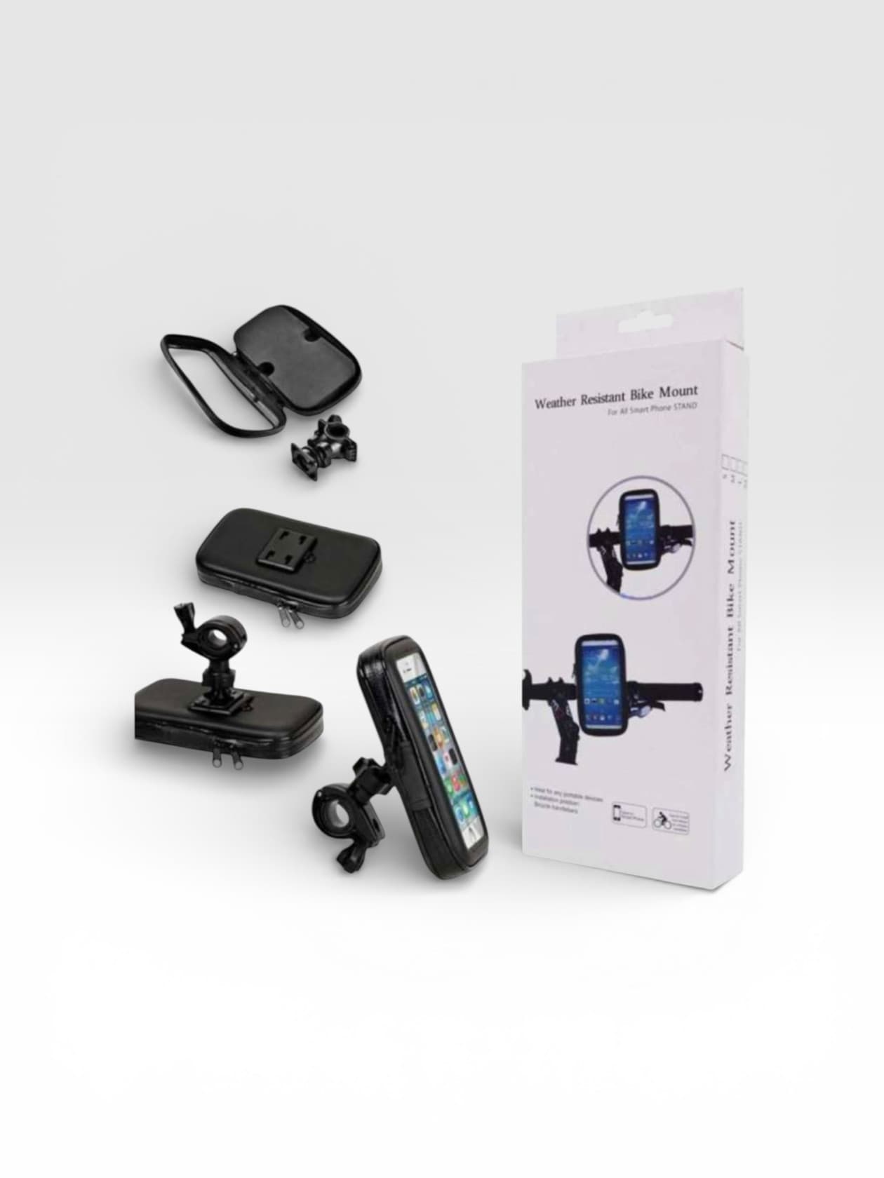 Velosiped üçün suya davamlı smartfon tutacağı