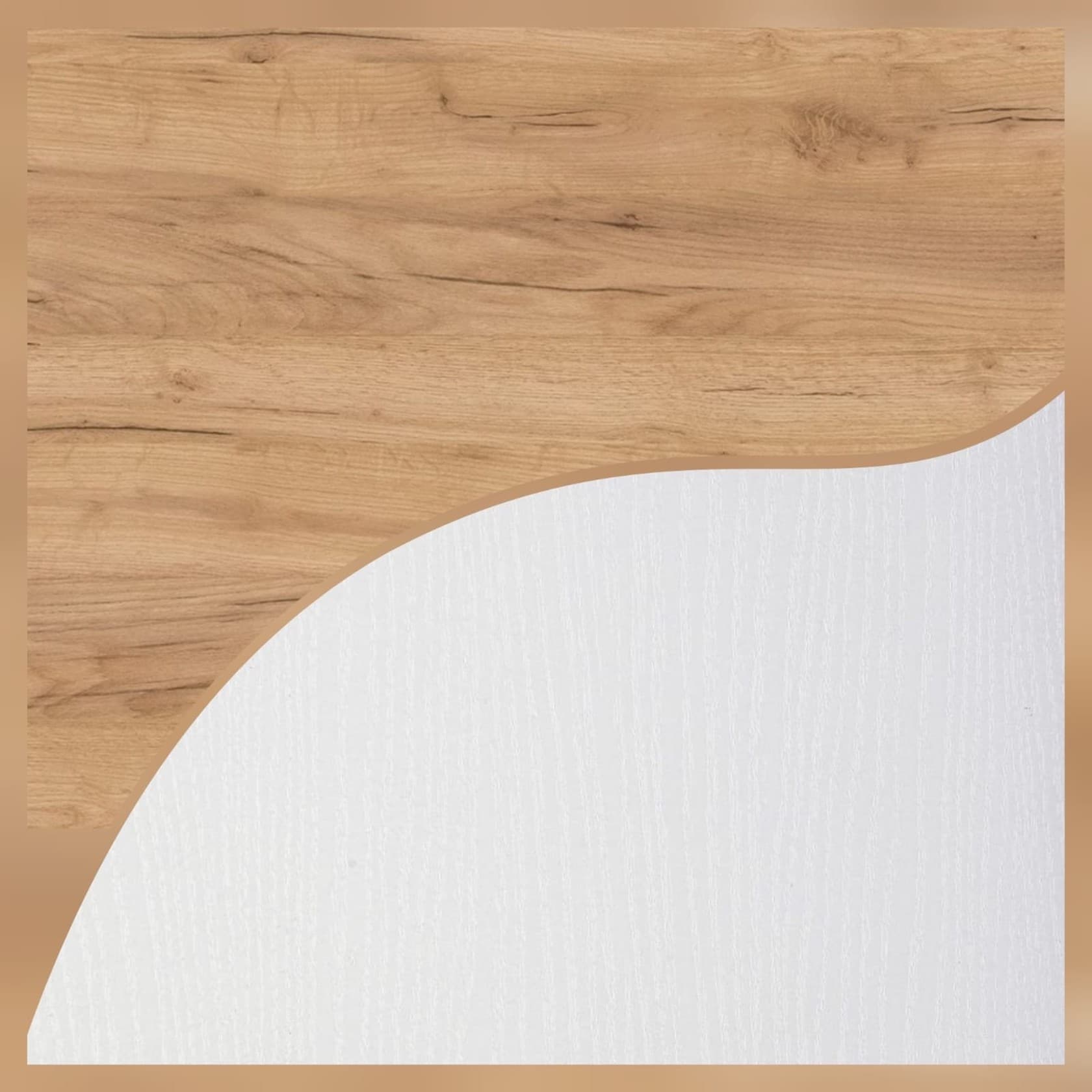 Şkaf 3563_M3WadThickForcWhzol, ağ/qəhvəyi, 80x42x189.5 sm — image 2