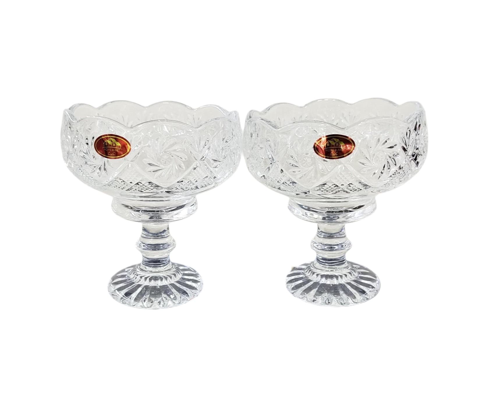 Dondurma qabı dəsti Berlin Glass B-0141, 2 əd, şəffaf