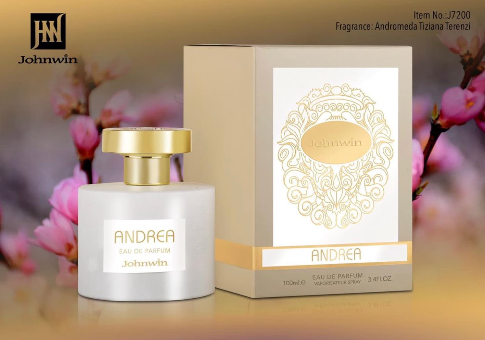 Johnwin Jackwins Andrea uniseks ətir suyu 100 ml