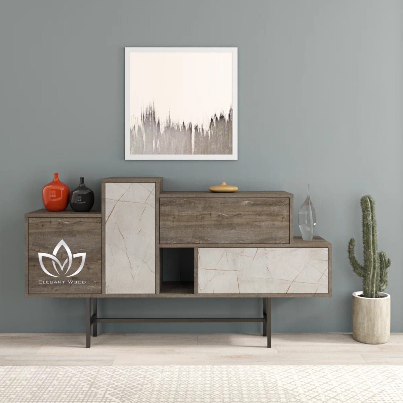 Konsol kompakt tumba Elegant Wood ZARR114 — şəkil 2