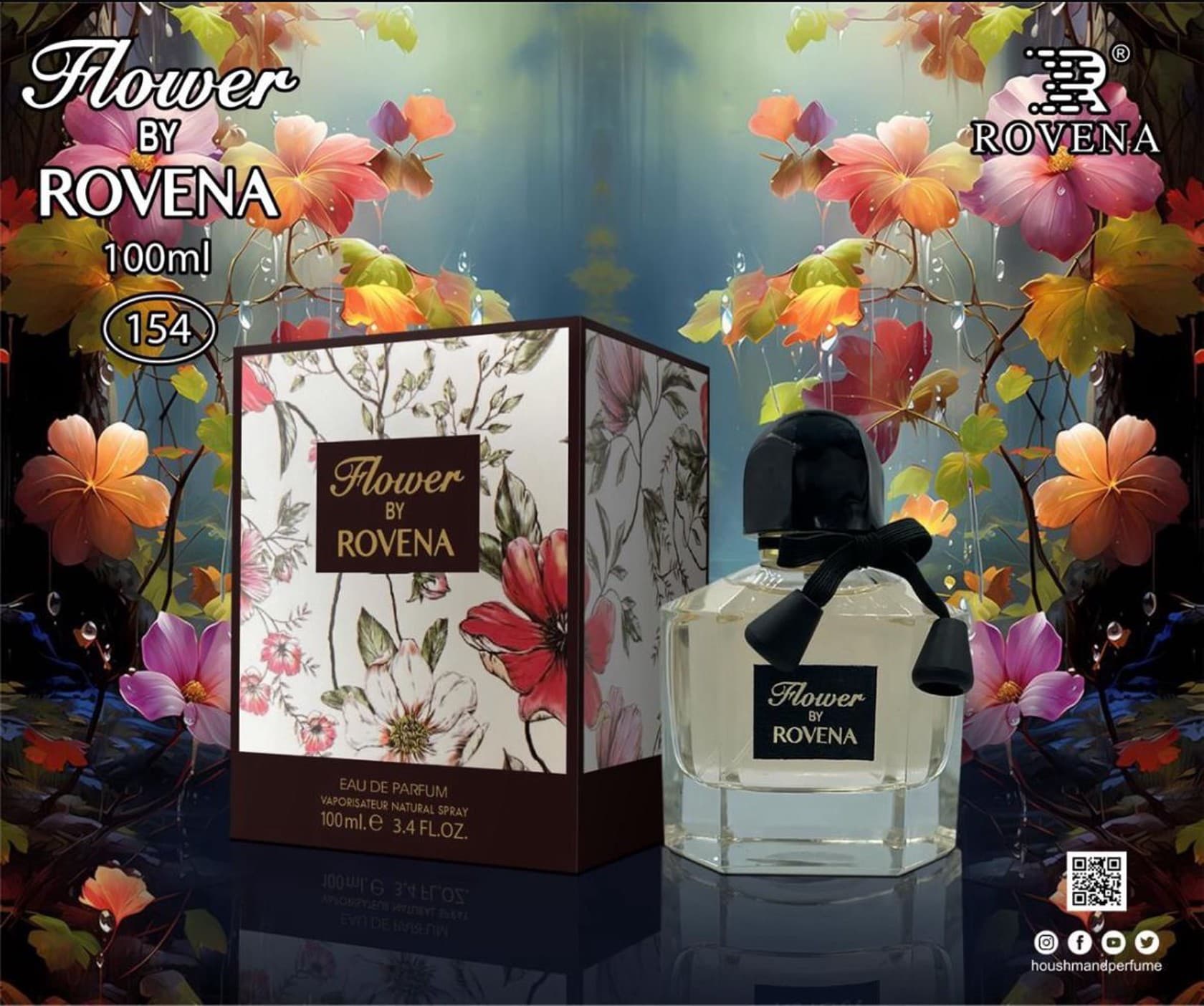Rovena Flower by Rovena qadınlar üçün ətir suyu 100 ml