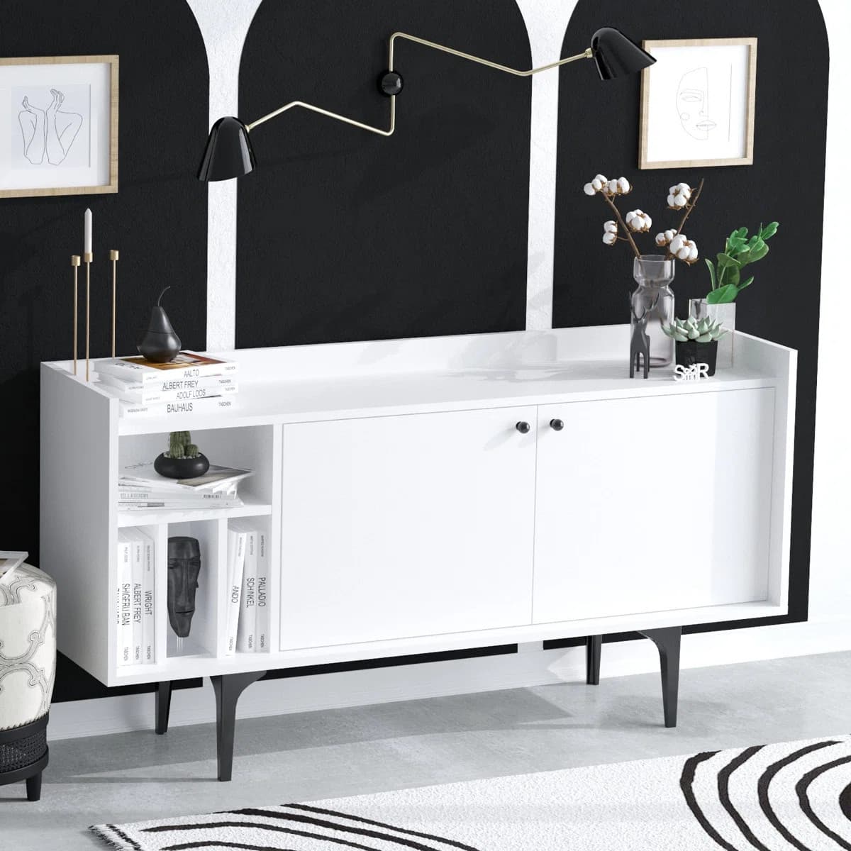 Tumba Elegant Wood ZARR221 ağ