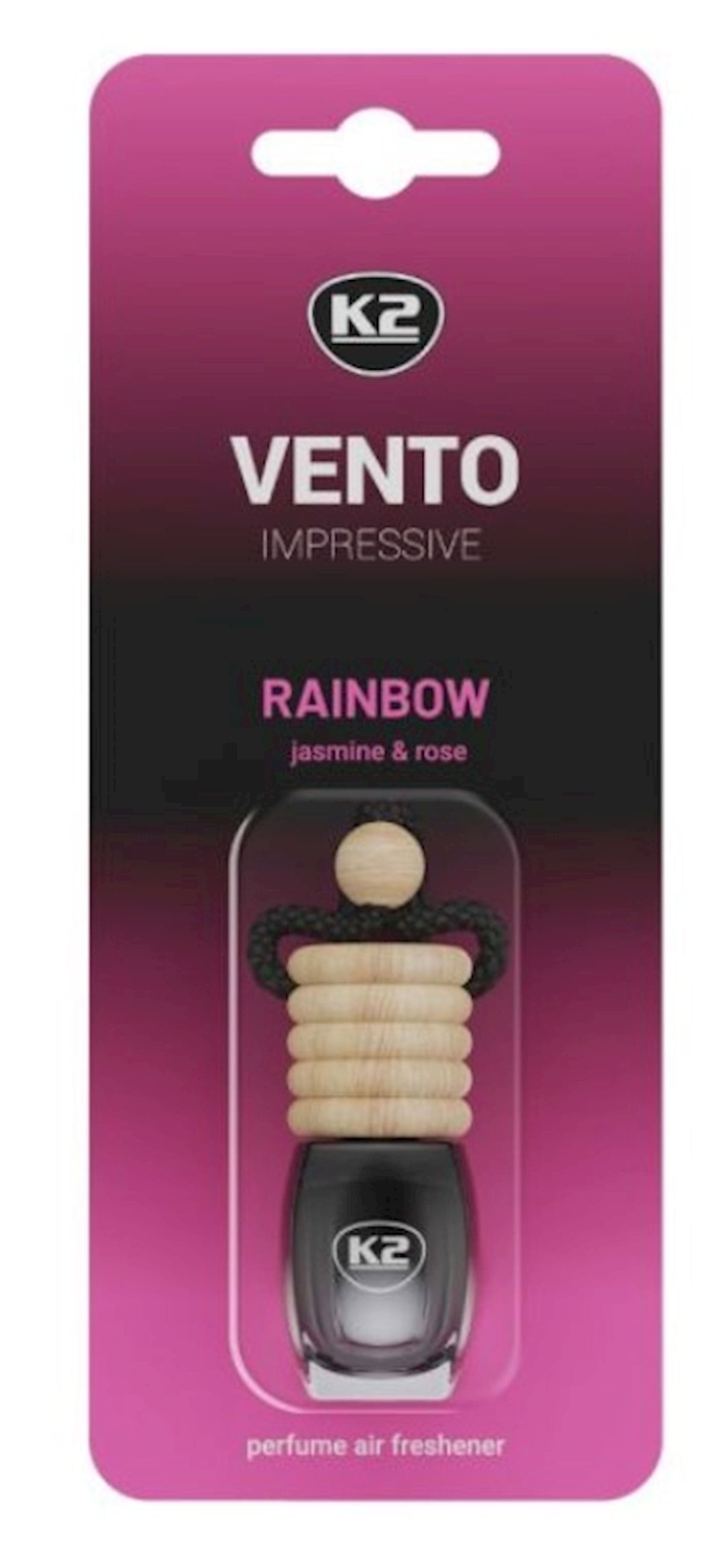 Avtomobil üçün ətirləndirici K2 Vento Impressive Rainbow Jasmine&Rose, 8 ml — image 2