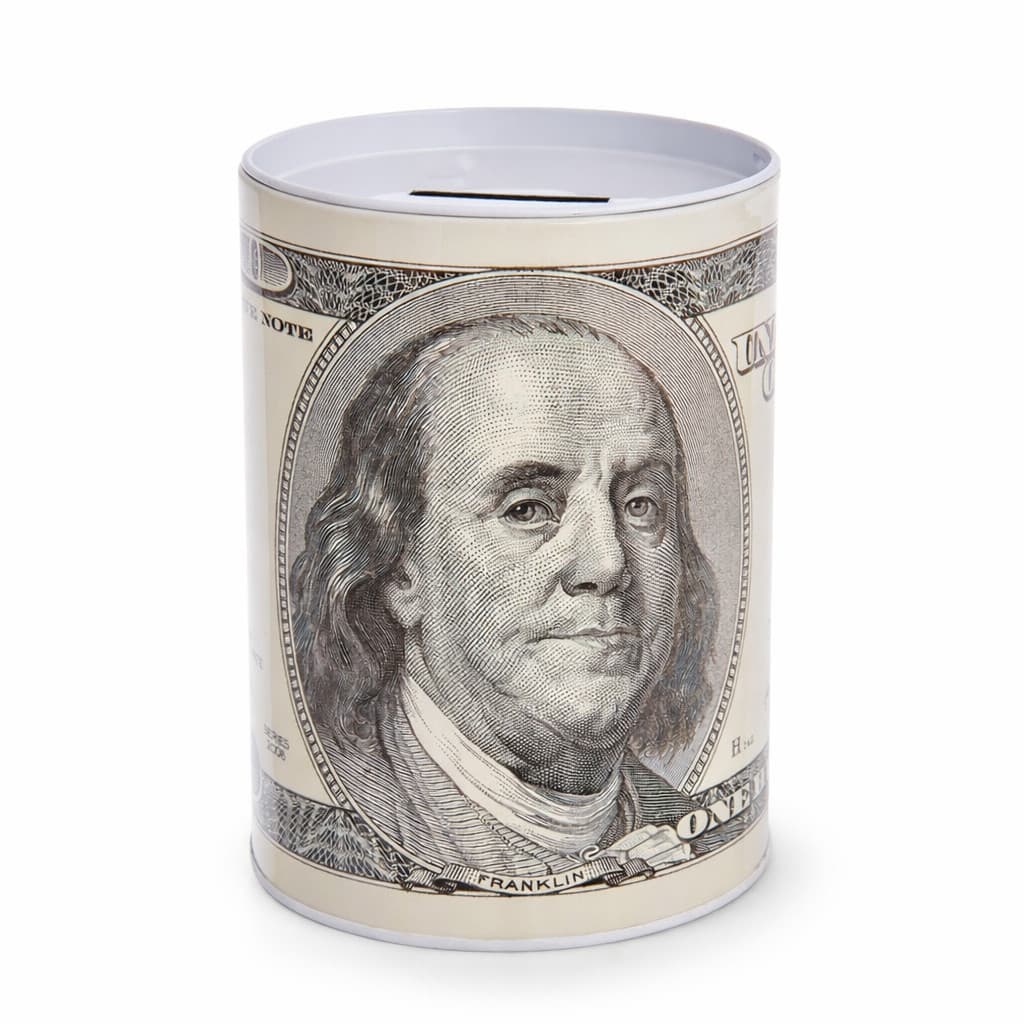 Daxıl 100 dollarlıq, metal, ağ