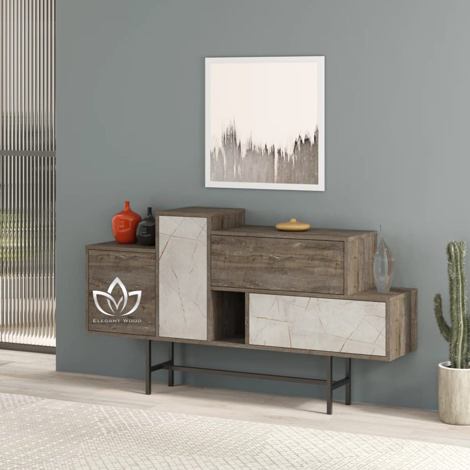 Konsol kompakt tumba Elegant Wood ZARR114 — şəkil 3
