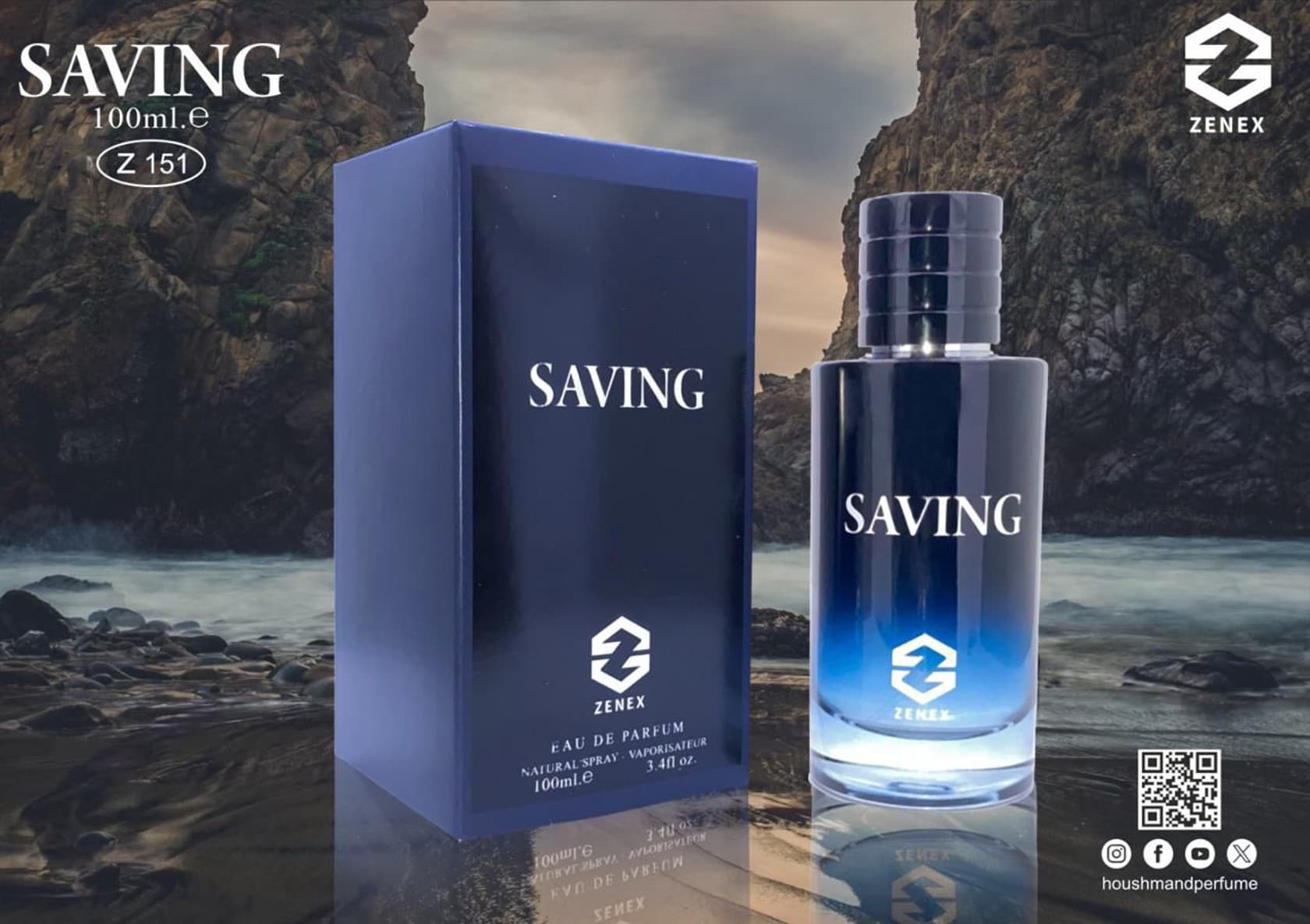 Zenex Saving kişilər üçün ətir suyu 100 ml