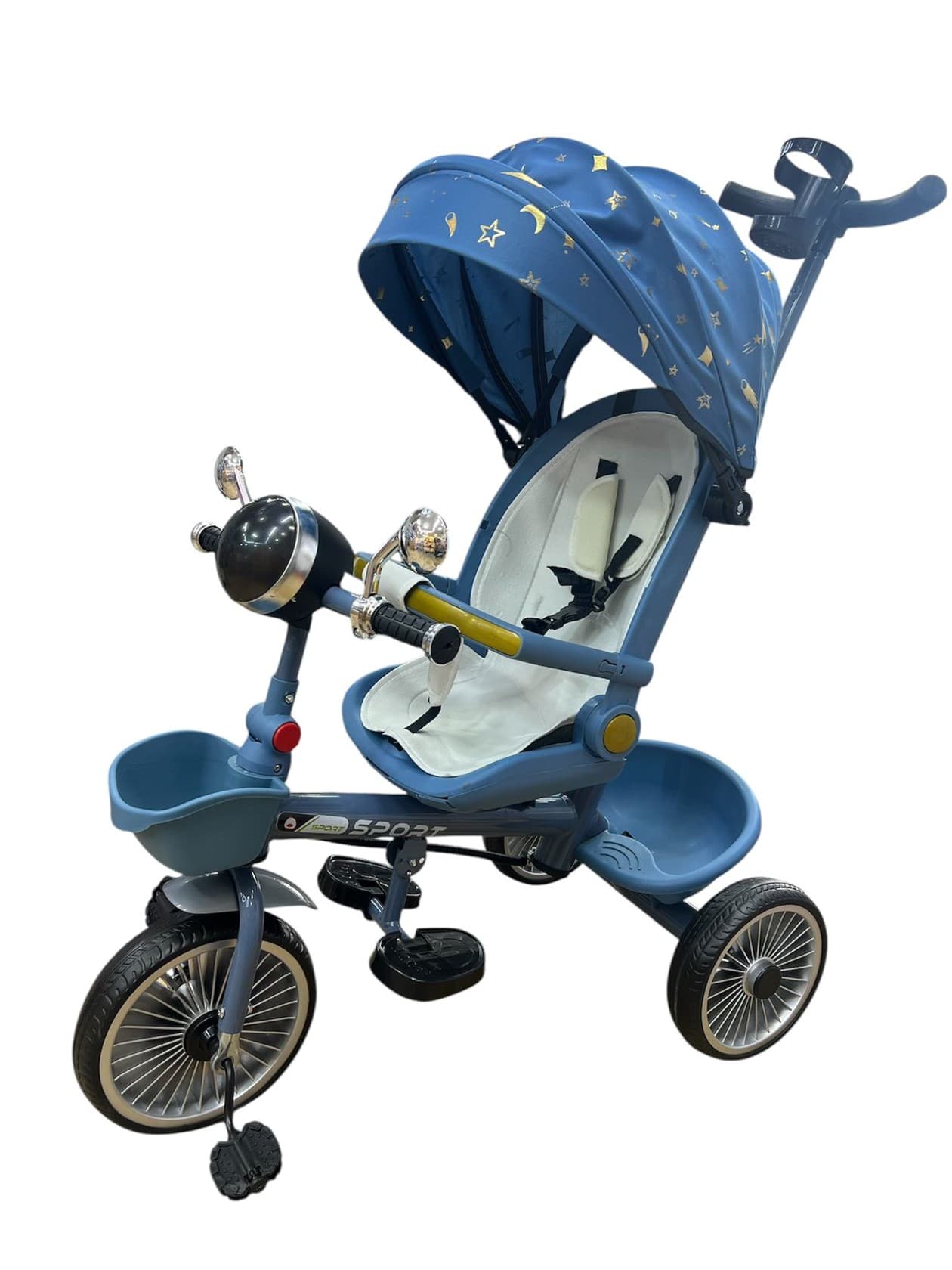 Uşaqlar üçün üçtəkərli velosiped 5237_6888, mavi, 1-3 yaş