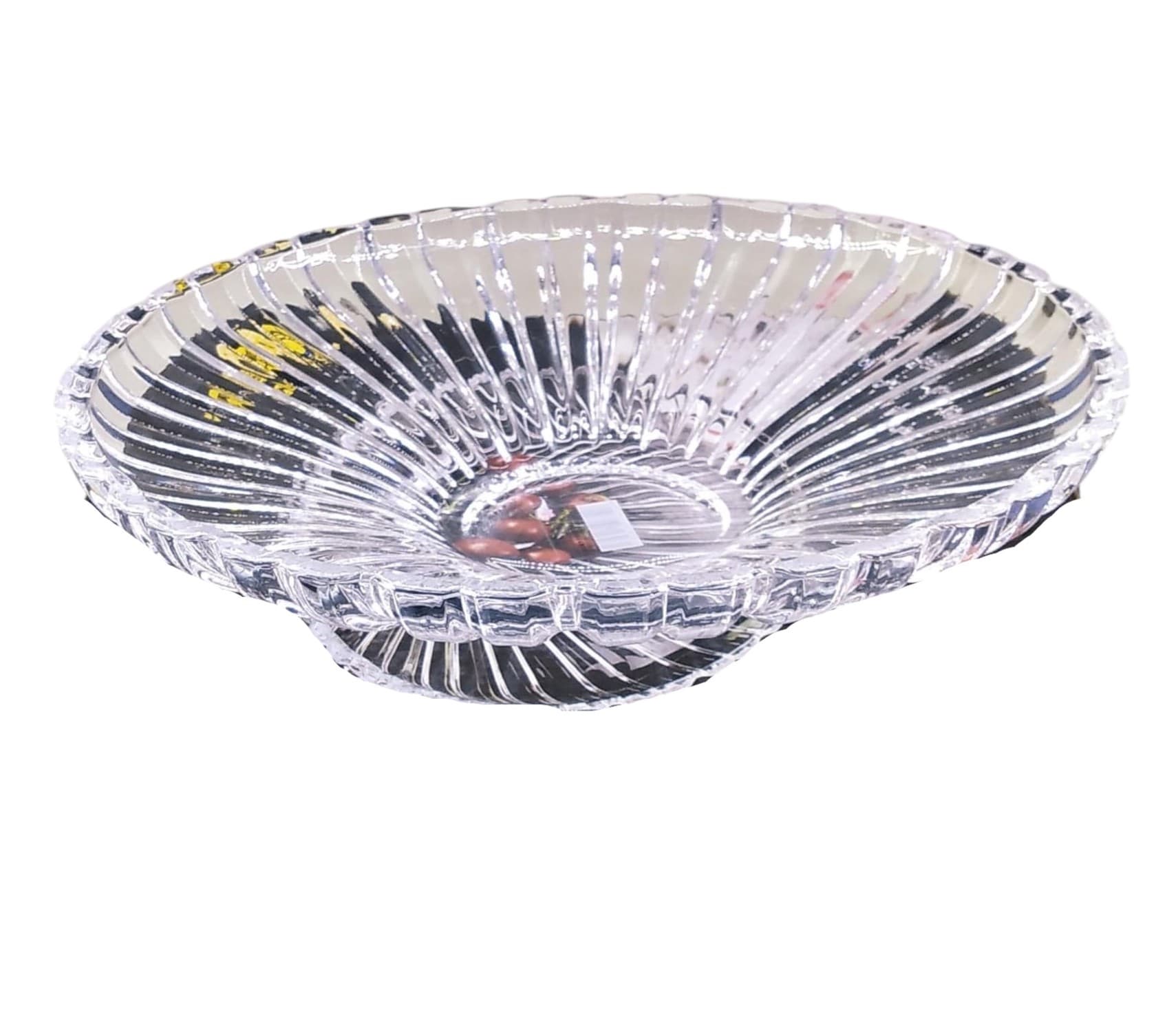 Meyvə qabı Yujing Glass Ware YJP-7301-3, şəffaf