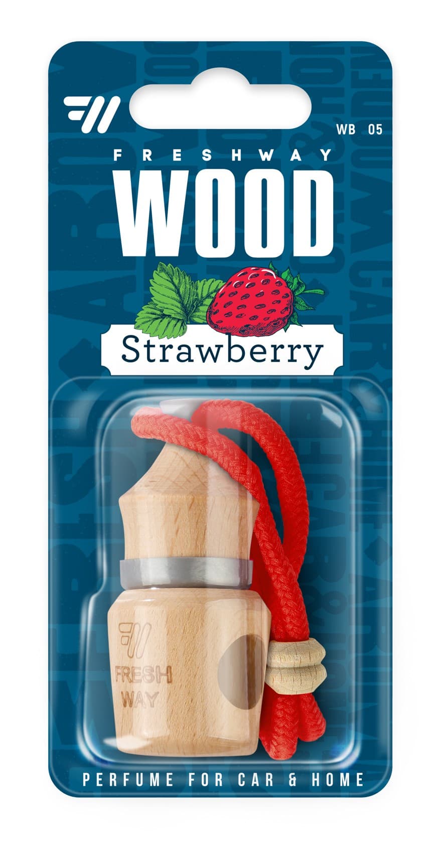 Avtomobil üçün aromatlaşdırıcı FreshWood Təzə Doğranmış Çiyələk