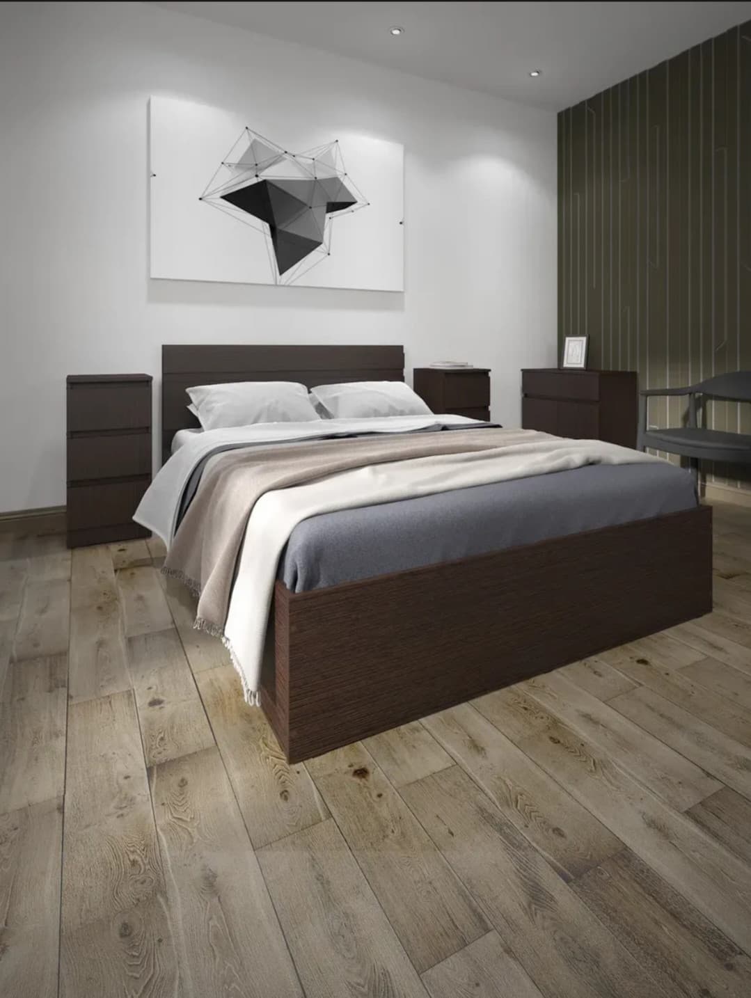 Mebel dəsti SO046, venge, laminat, 4 parça