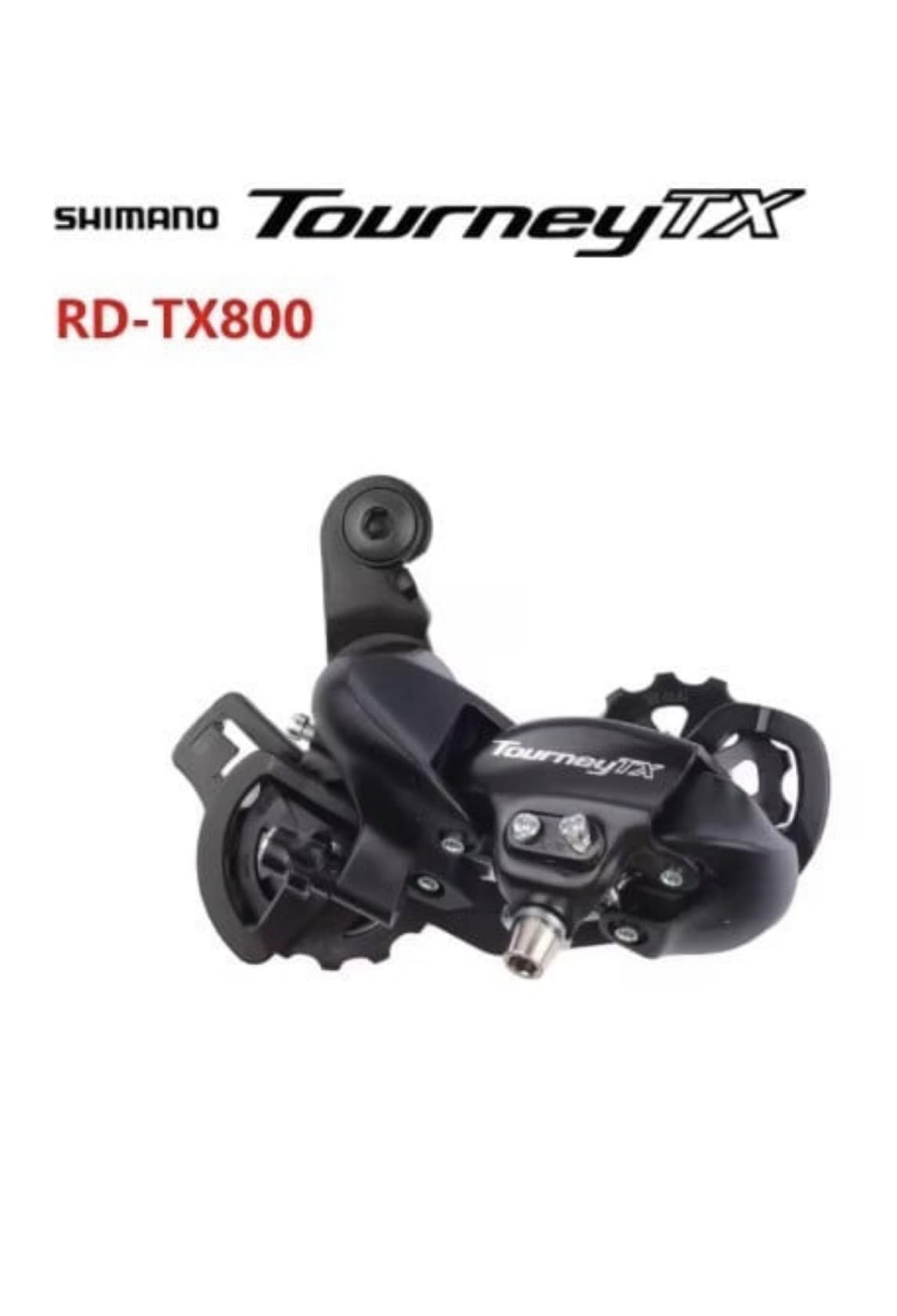 Velosiped üçün arxa ötürücü Shimano Tourney TX RD-TX800 SGS, qara — изображение 3