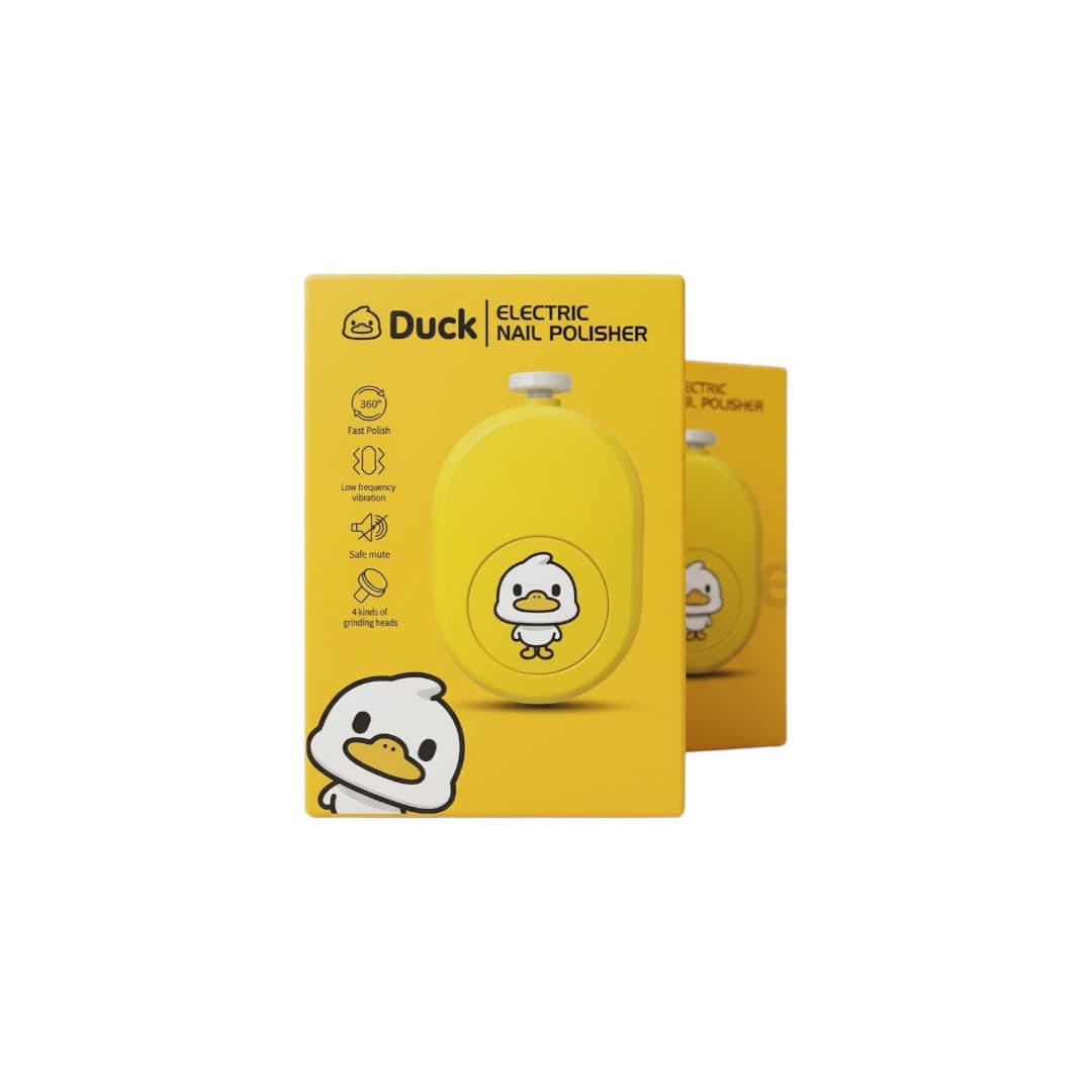 Uşaqlar üçün elektrikli dırnaq tutan Duck, sarı