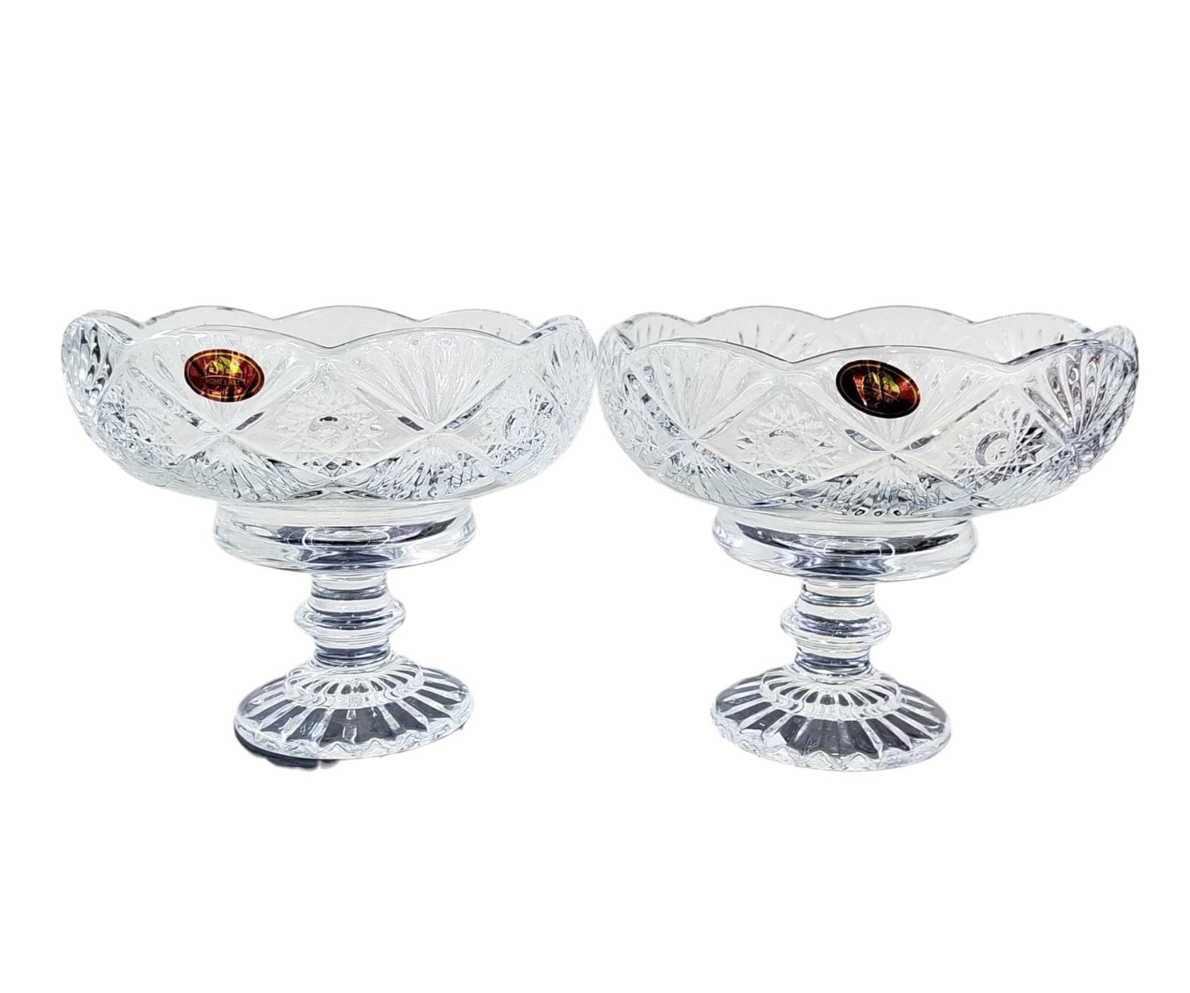 Dondurma qabı dəsti Berlin Glass A-012, 2 əd, şəffaf