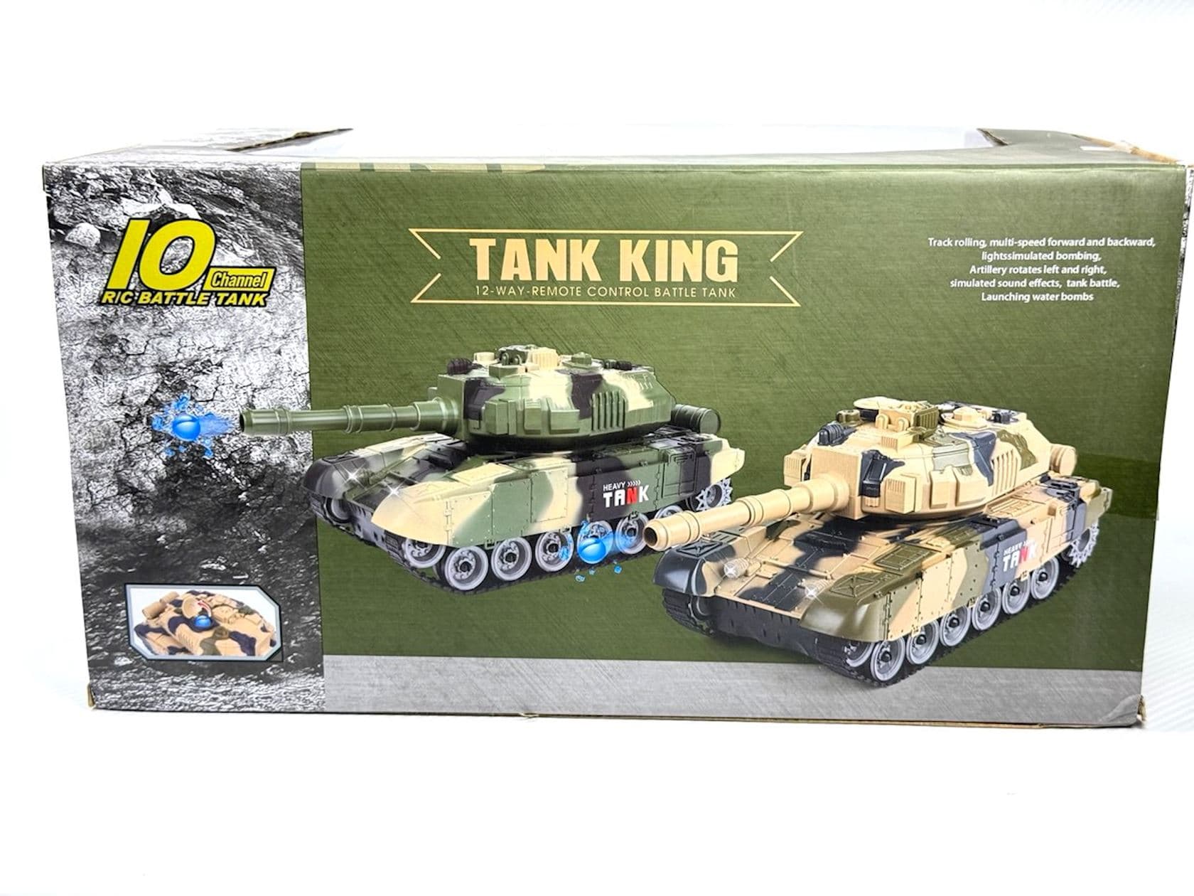 Radio ilə idarə olunan tank Tank King A8863-145, rəngbərəng — şəkil 4