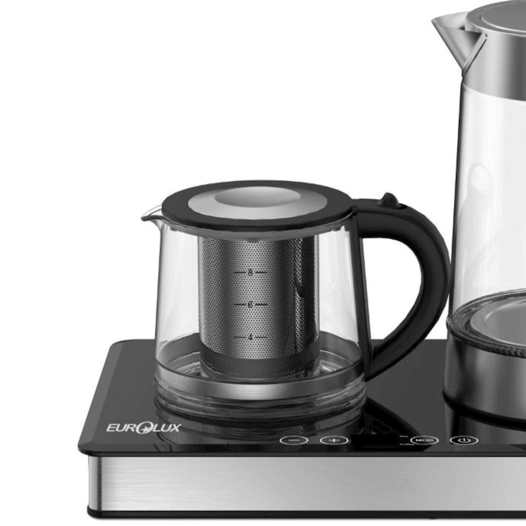 Elektrik çaydan və dəm çaydanı Eurolux EU-TM2804SGD — image 2