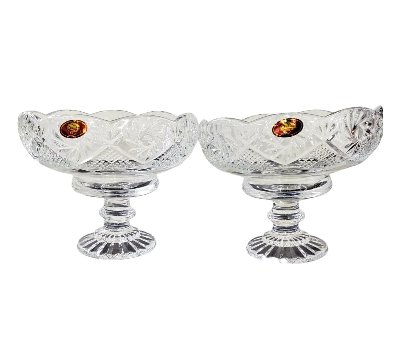 Dondurma qabı dəsti Berlin Glass B-014, 2 əd, şəffaf