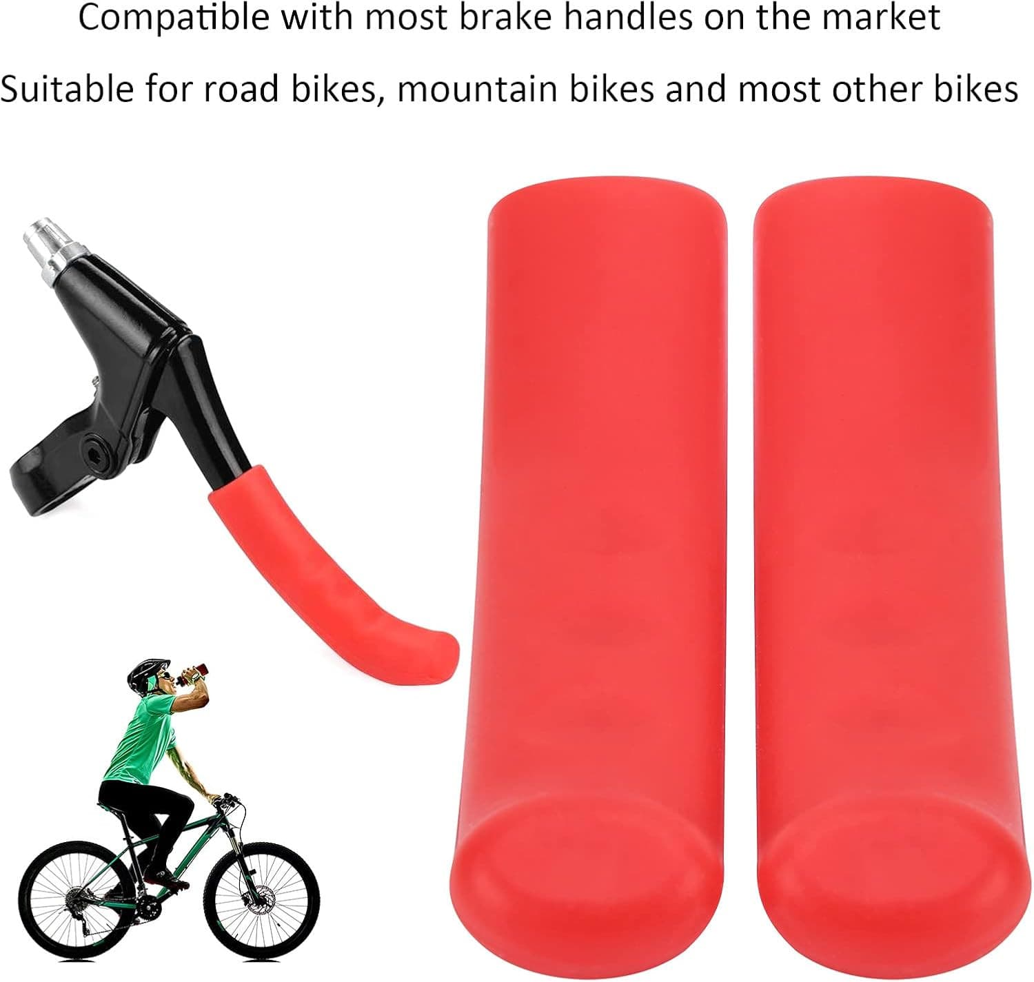 Velosiped üçün qripslər Riderace ppower97, qırmızı — изображение 2