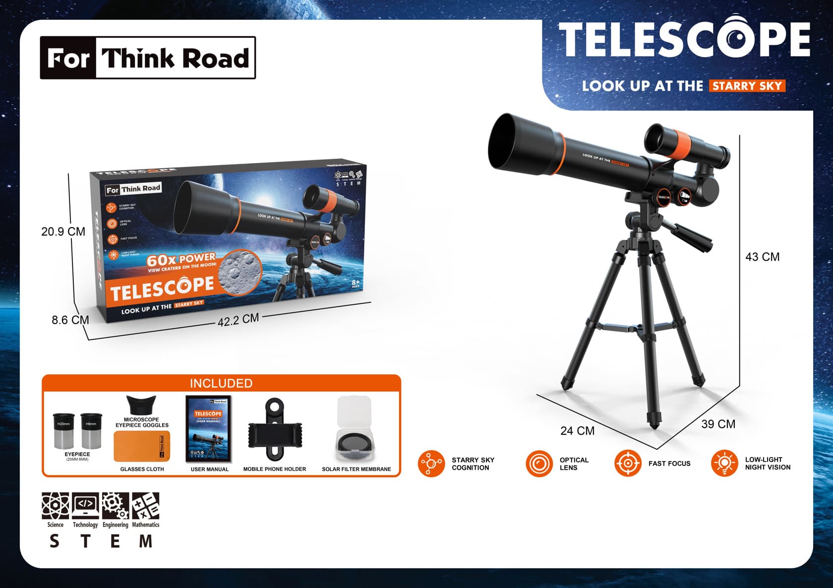Astronomik teleskop 1003-2