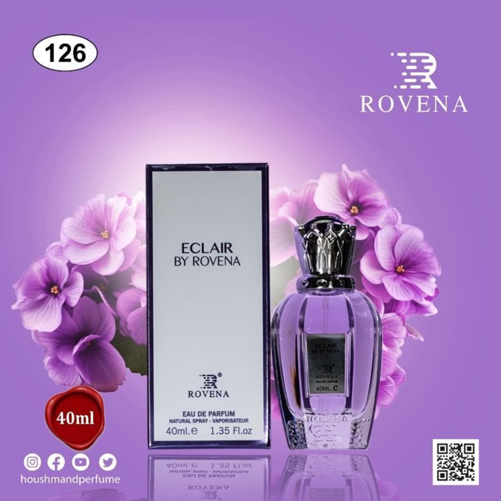 Rovena Eclair qadınlar üçün ətir suyu 40 ml