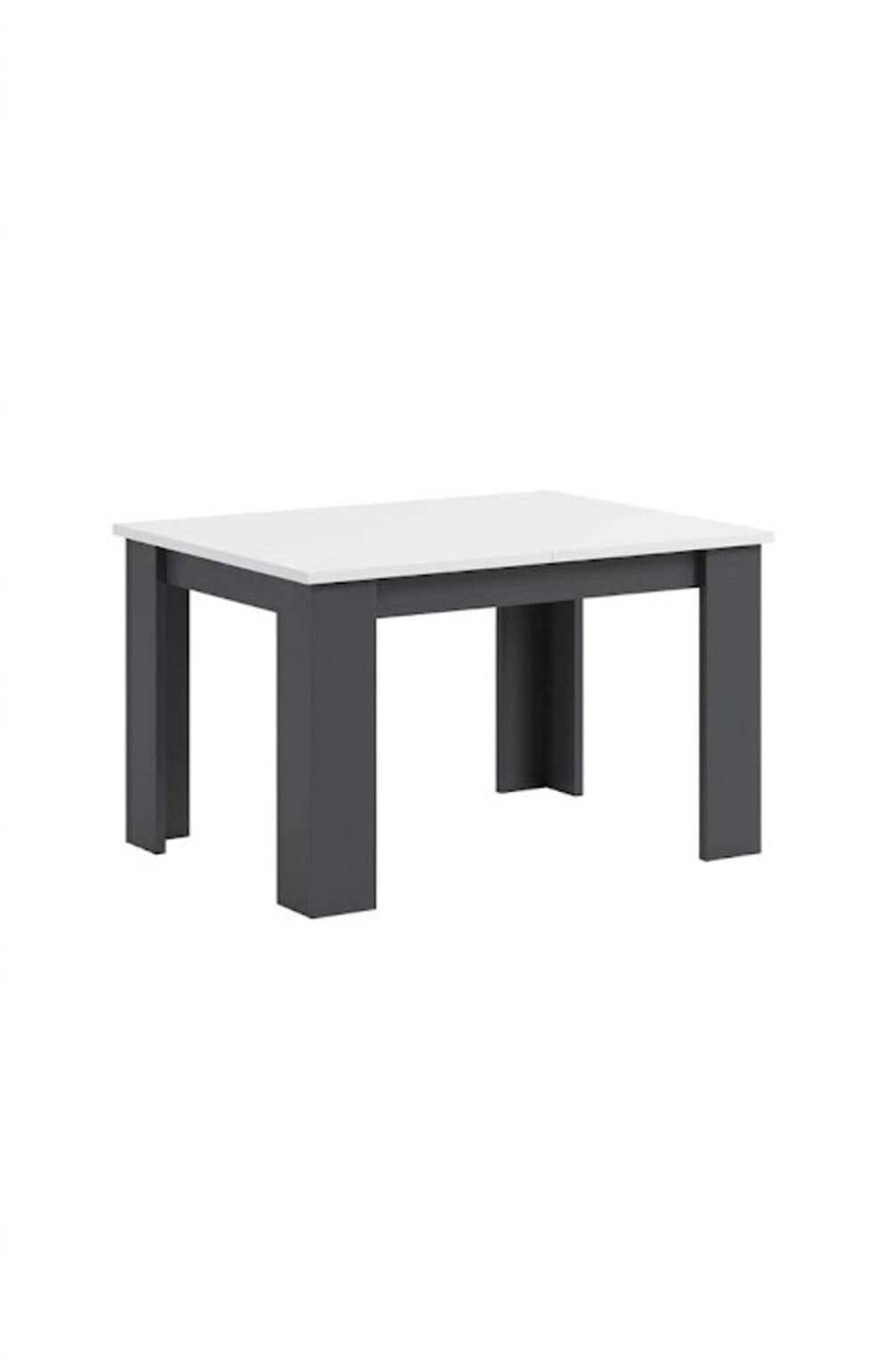 Masa MB1, antrasit/ağ, laminat, 90x55x75 sm