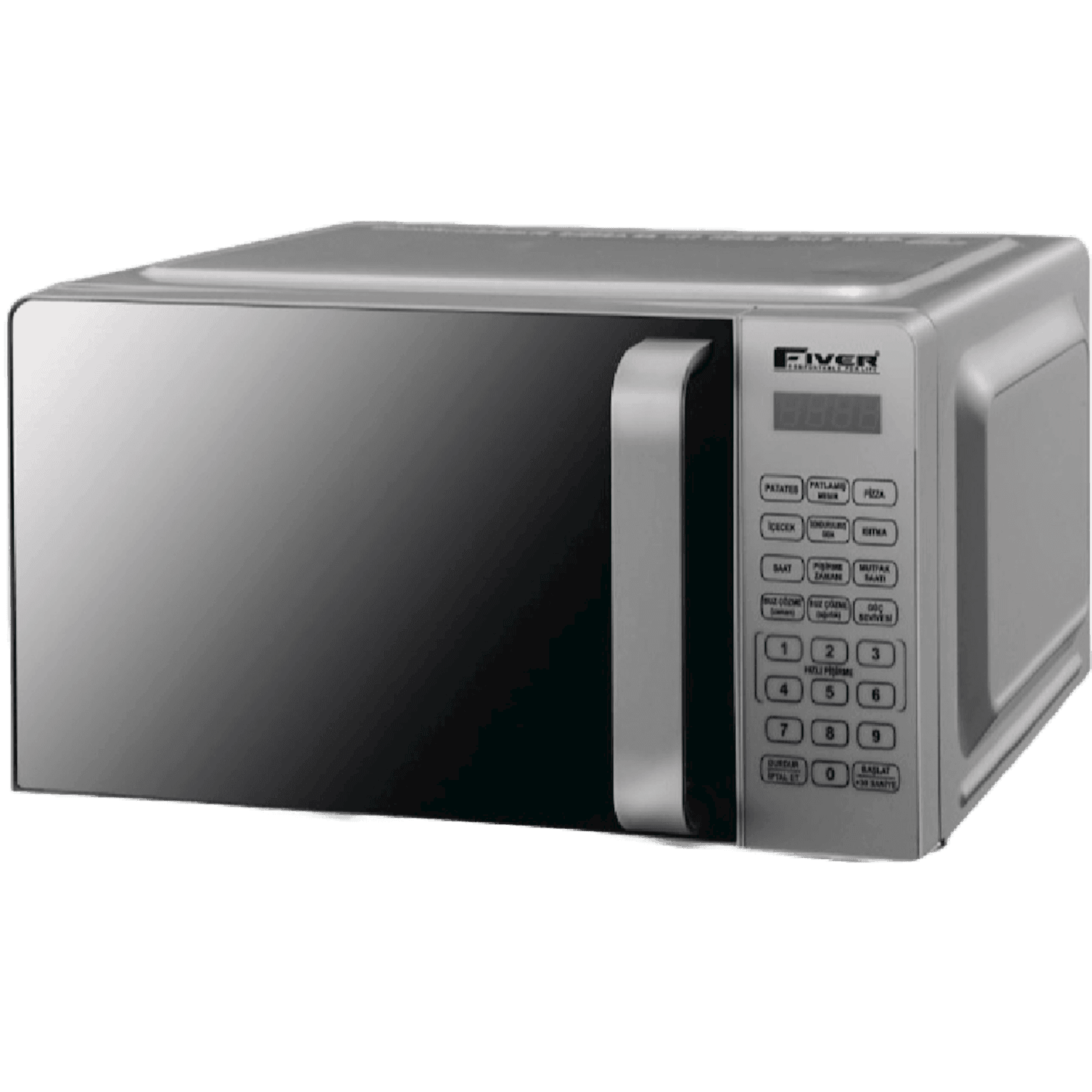 Mikrodalğalı soba Fiver Camli Pro 8516609000 Inox