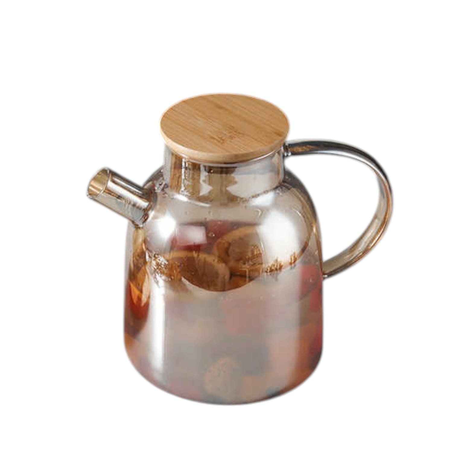 Çaydan GR-47, şüşə, bambuk qapaqlı, 1.5 l