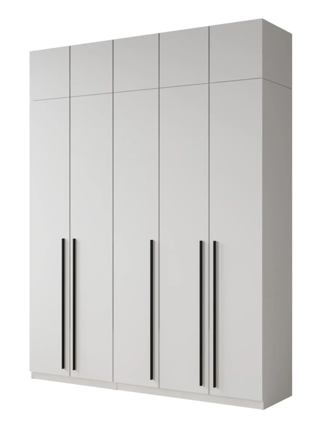 Şkaf s03, laminat, ağ, 260x50.2x240 sm — изображение 4