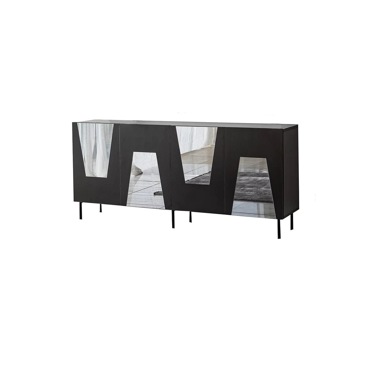Tv üçün tumba Elegant Wood ZARR224, laminat, 180x80x40.3 sm — изображение 6
