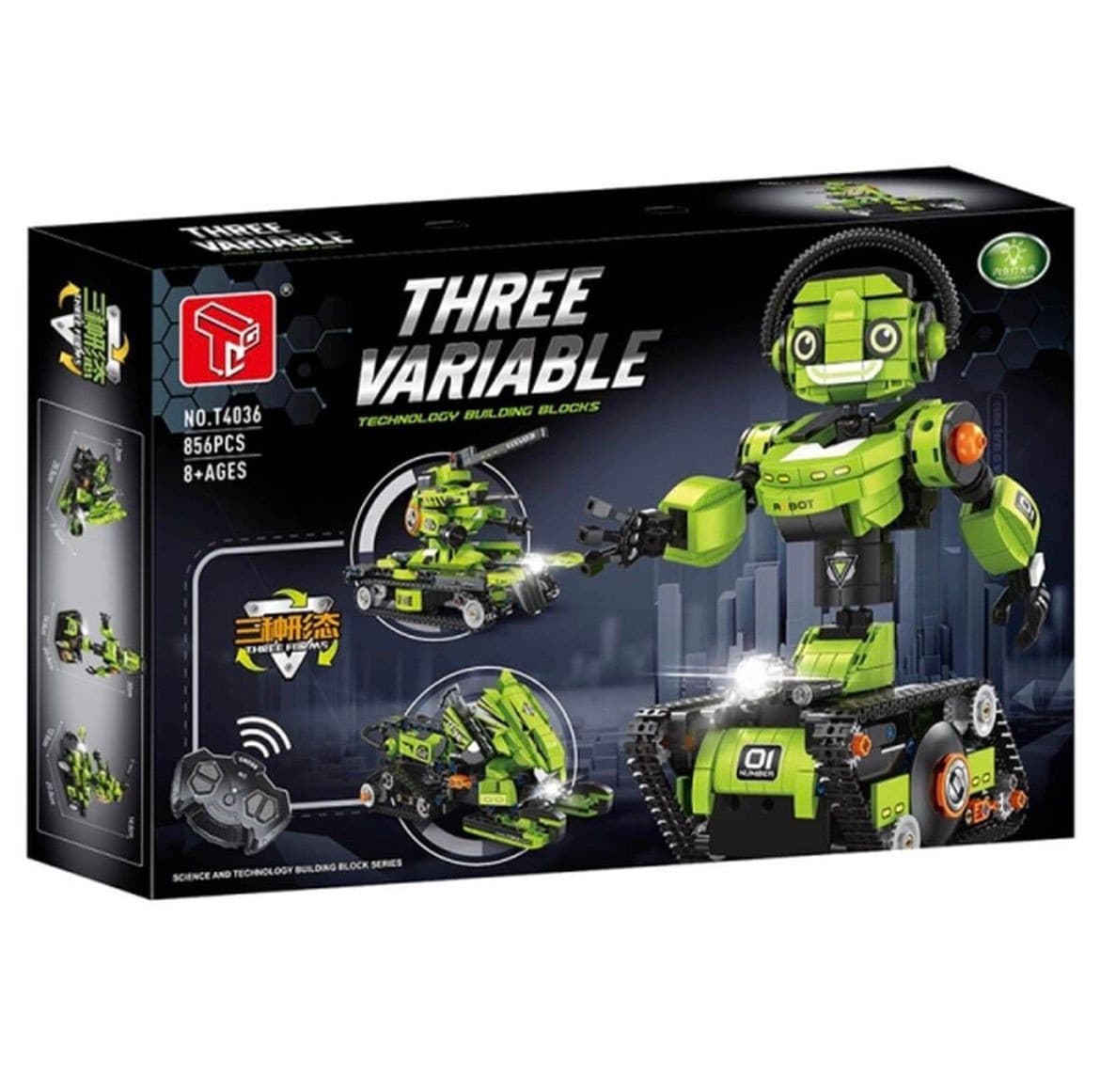 Blok Konstruktor robot-transformer T4036, 856 əd., 6+