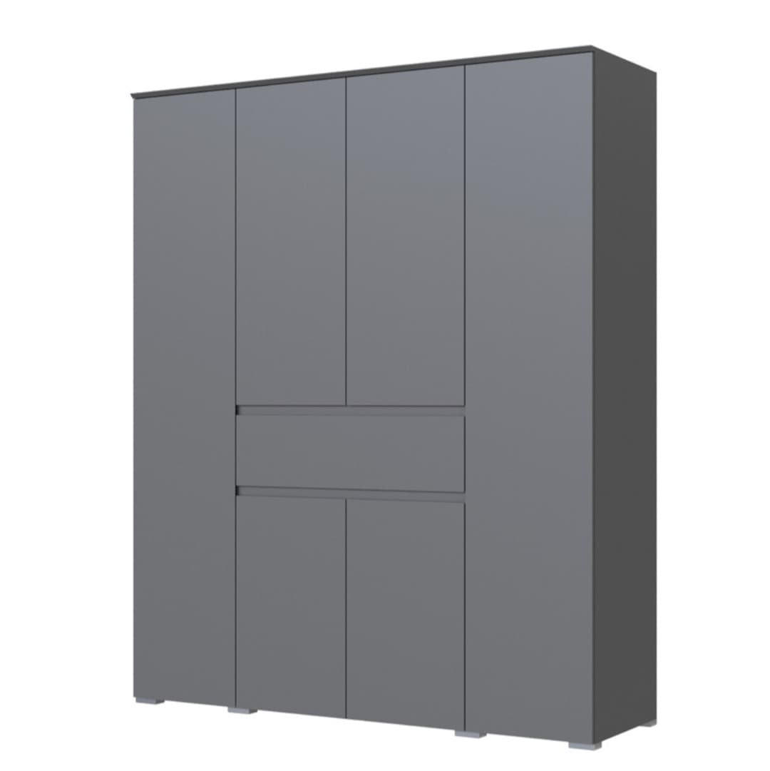 Şkaf SO80, laminat, antrasit, 50x160x200 sm