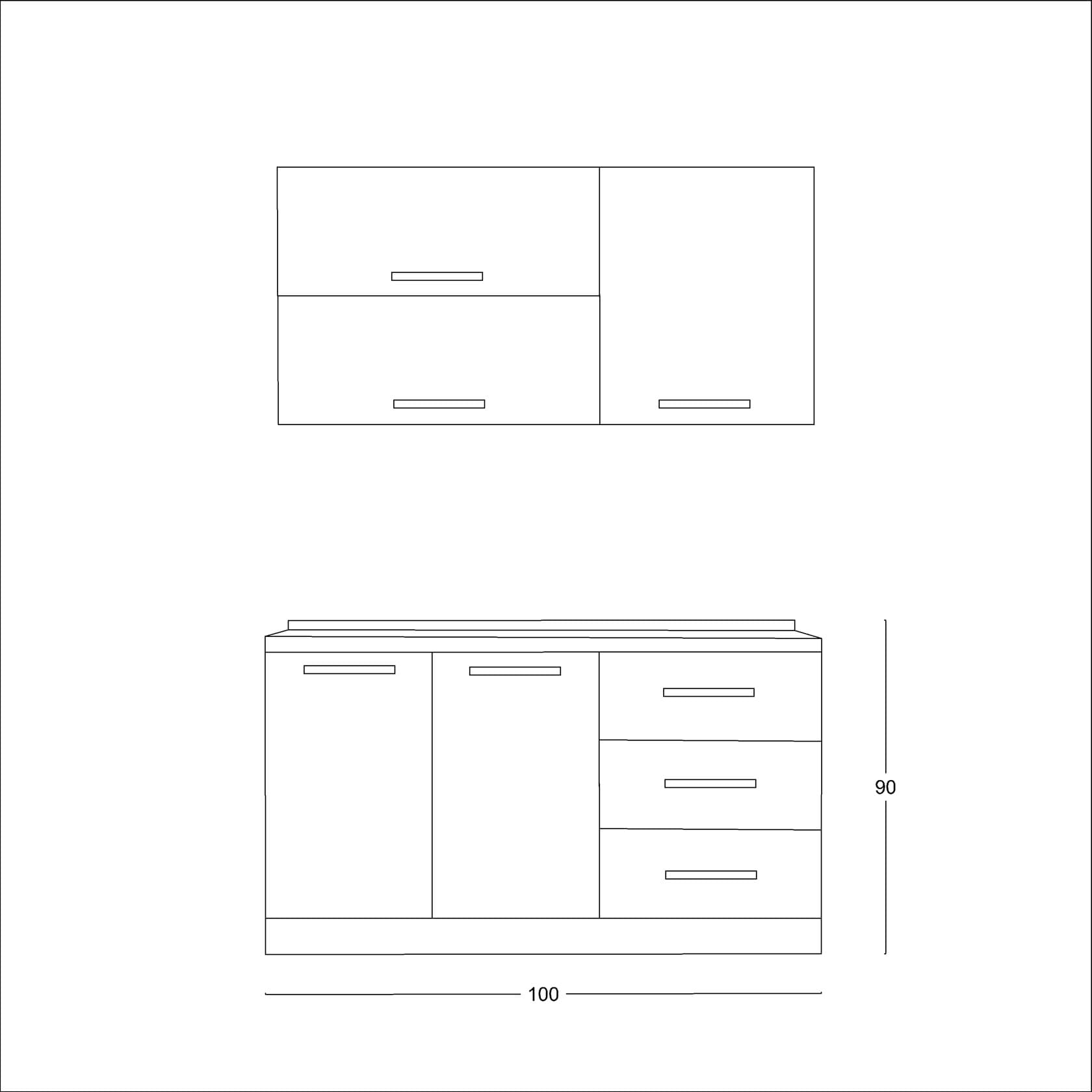 Mətbəx üçün şkaf Elegant EK010 — image 4
