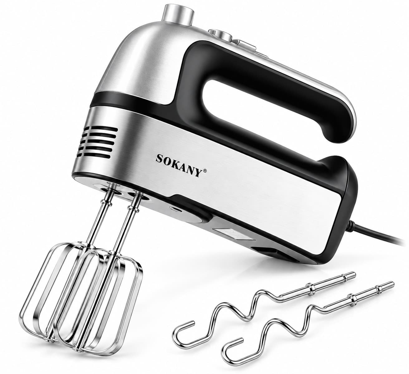 Əl mikseri SK-6630 800 W 5 sürət gümüşü-qara