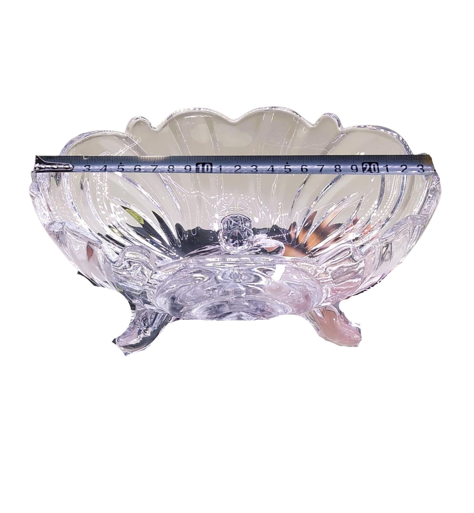 Şəkər qabı Yujing Glass Ware YJP-7101, şüşə, şəffaf