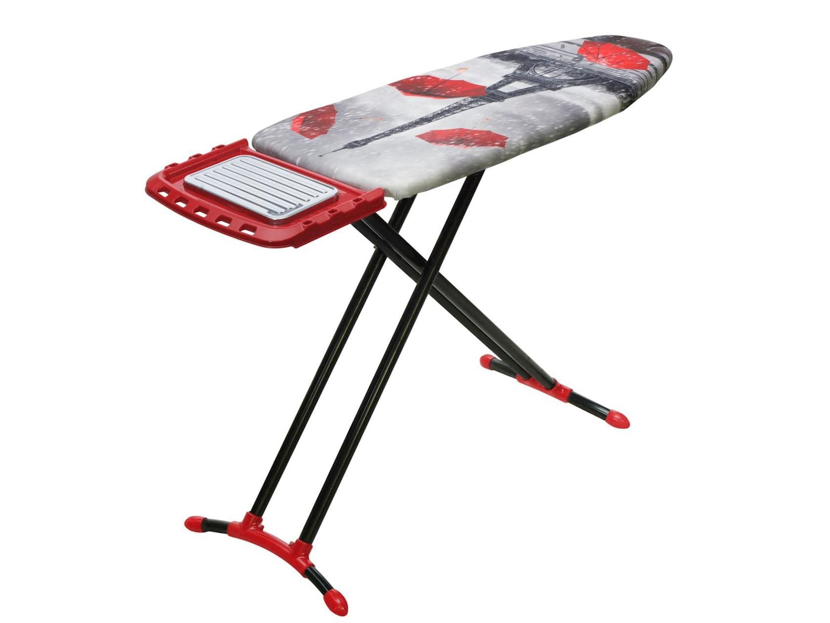 Ütü masası Cingillioglu Larissa Plas CM-810, 43x 125 sm, qırmızı/boz