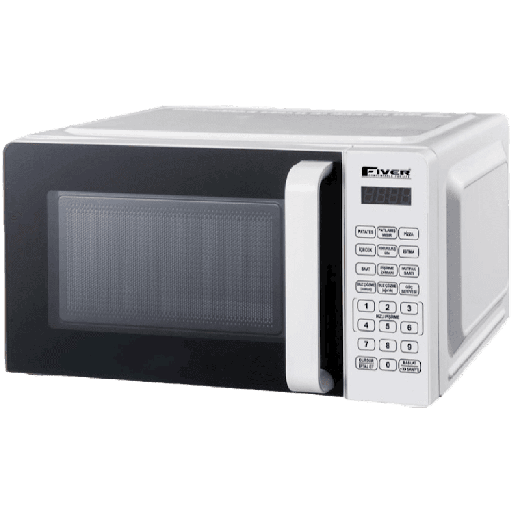 Mikrodalğalı soba Fiver Camli Pro 8516609000 White