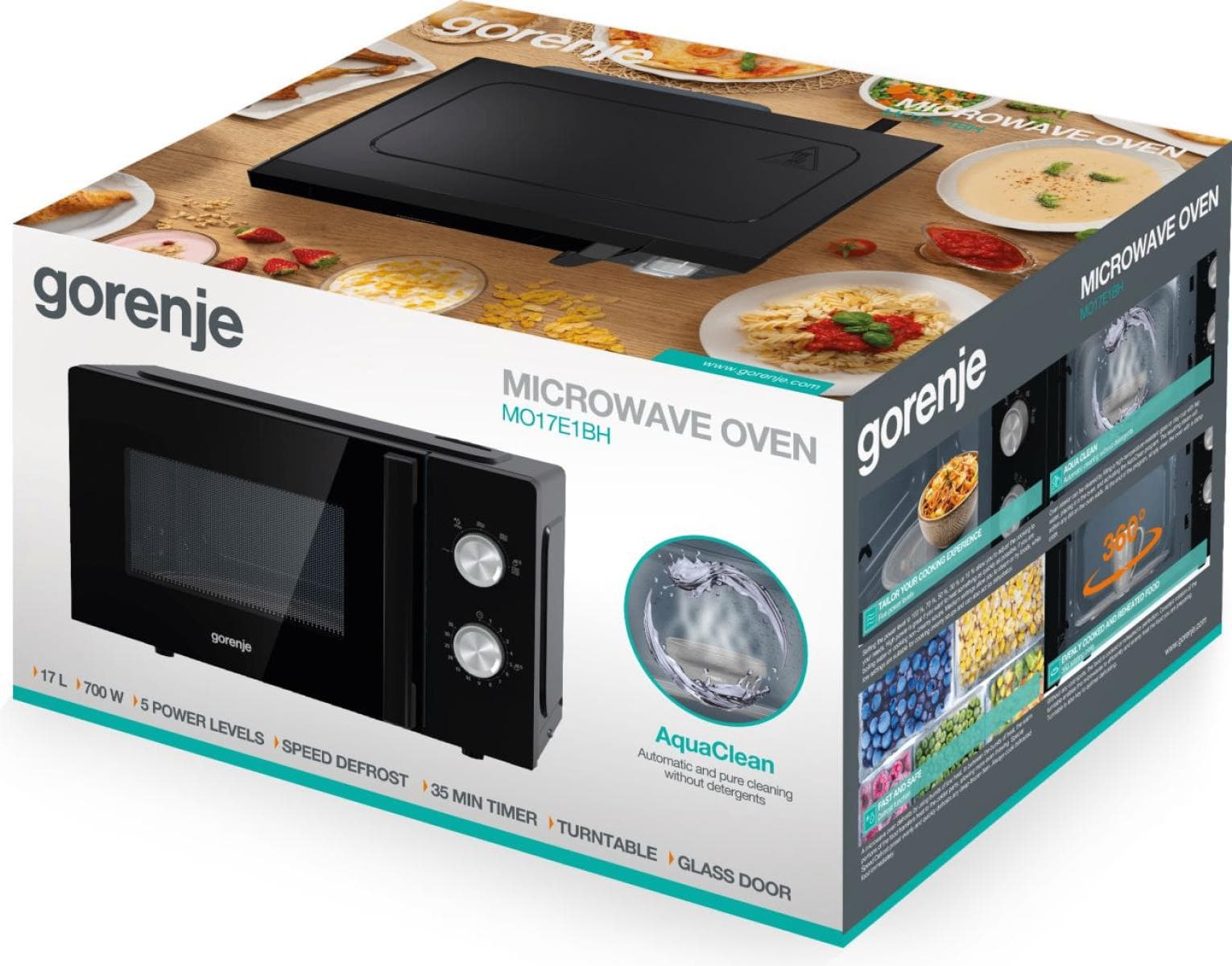 Mikrodalğalı soba Gorenje MO17E1BH — image 14