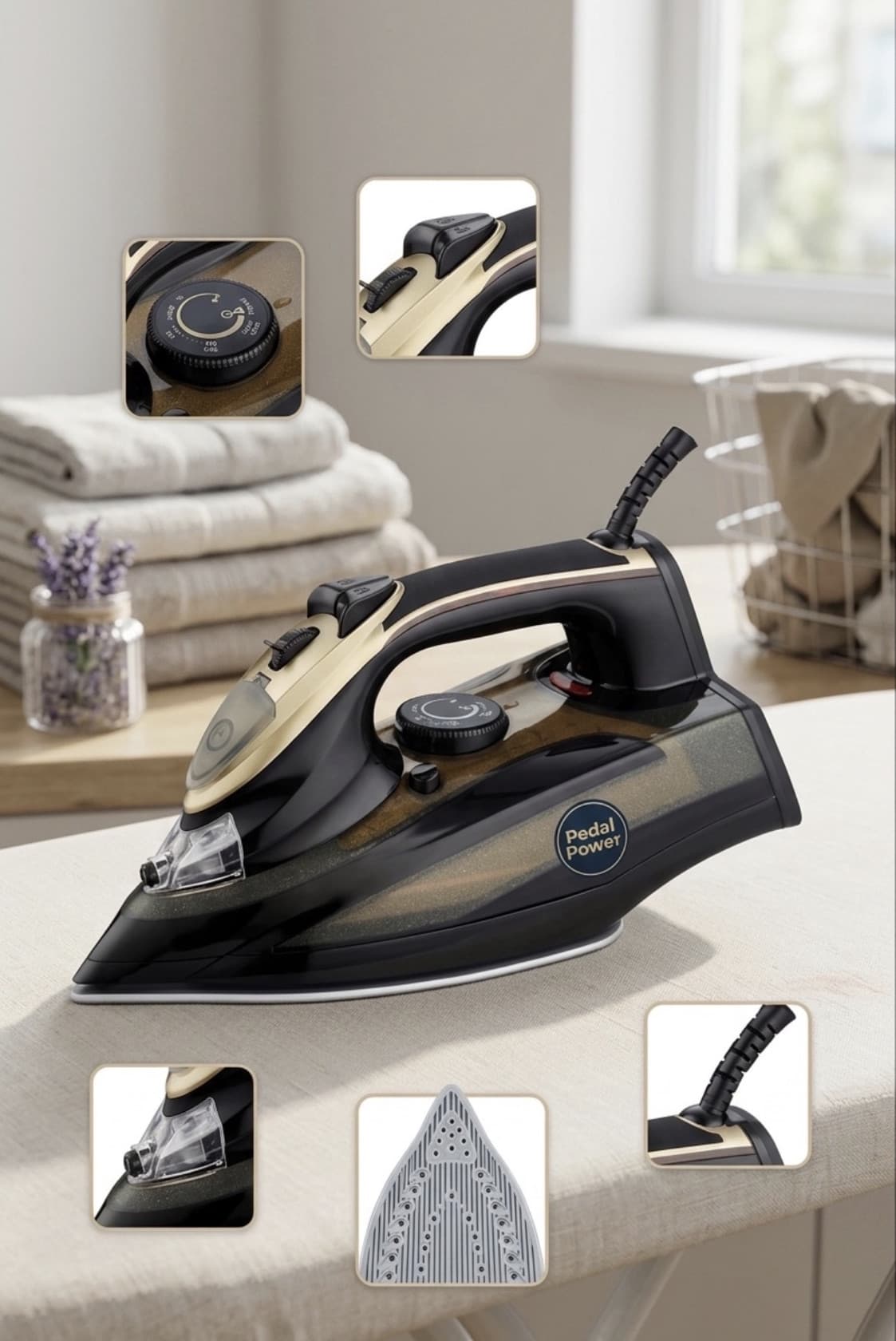 Ütü Power97 Black/gold 2600