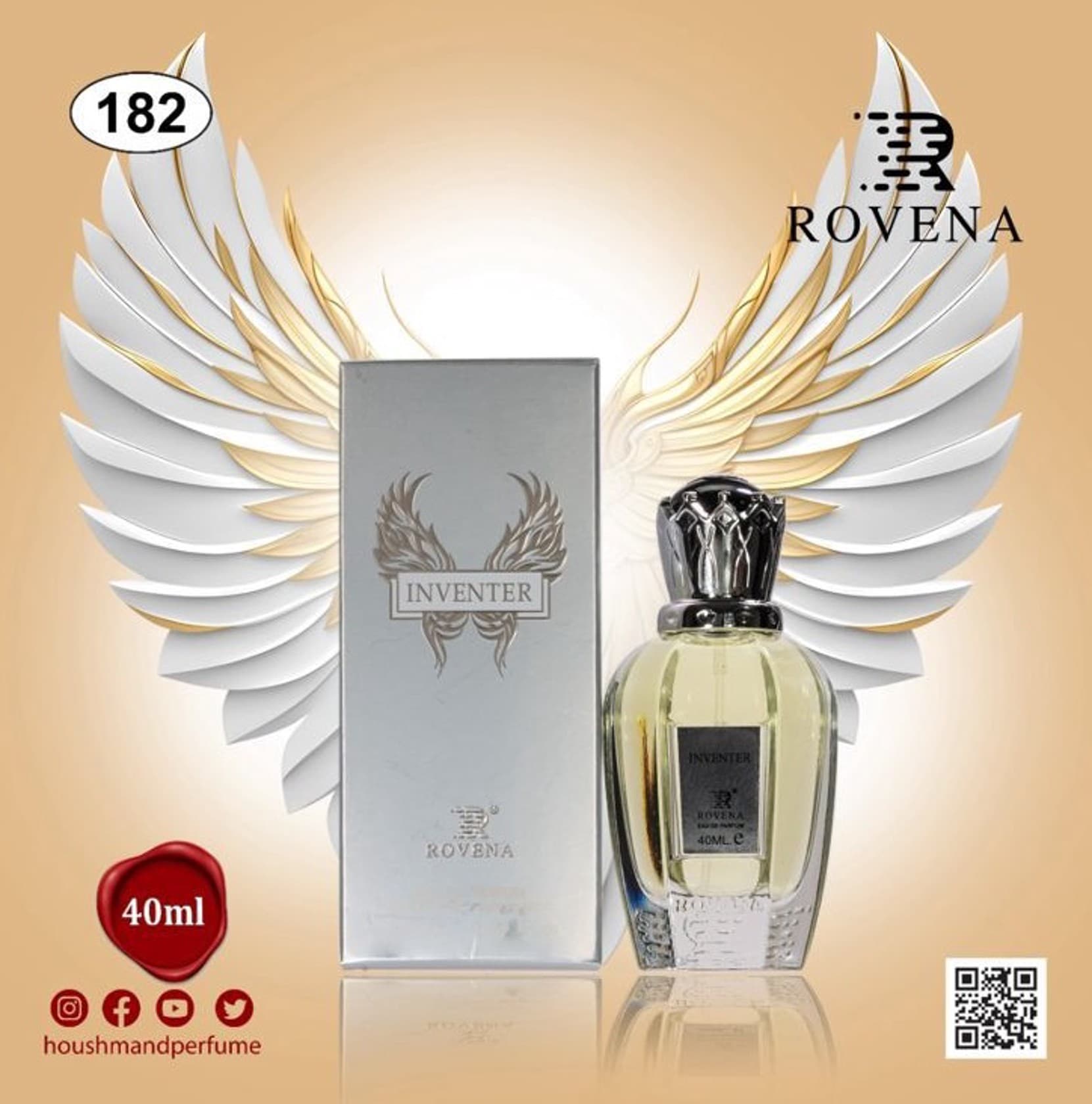Rovena Inventer kişilər üçün ətir suyu 40 ml