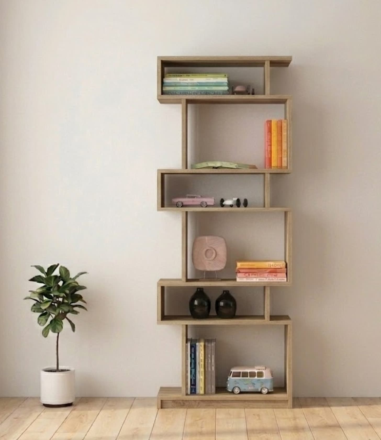 Stellaj No Brand, Laminat, Sanoma, 180x60x30 sm