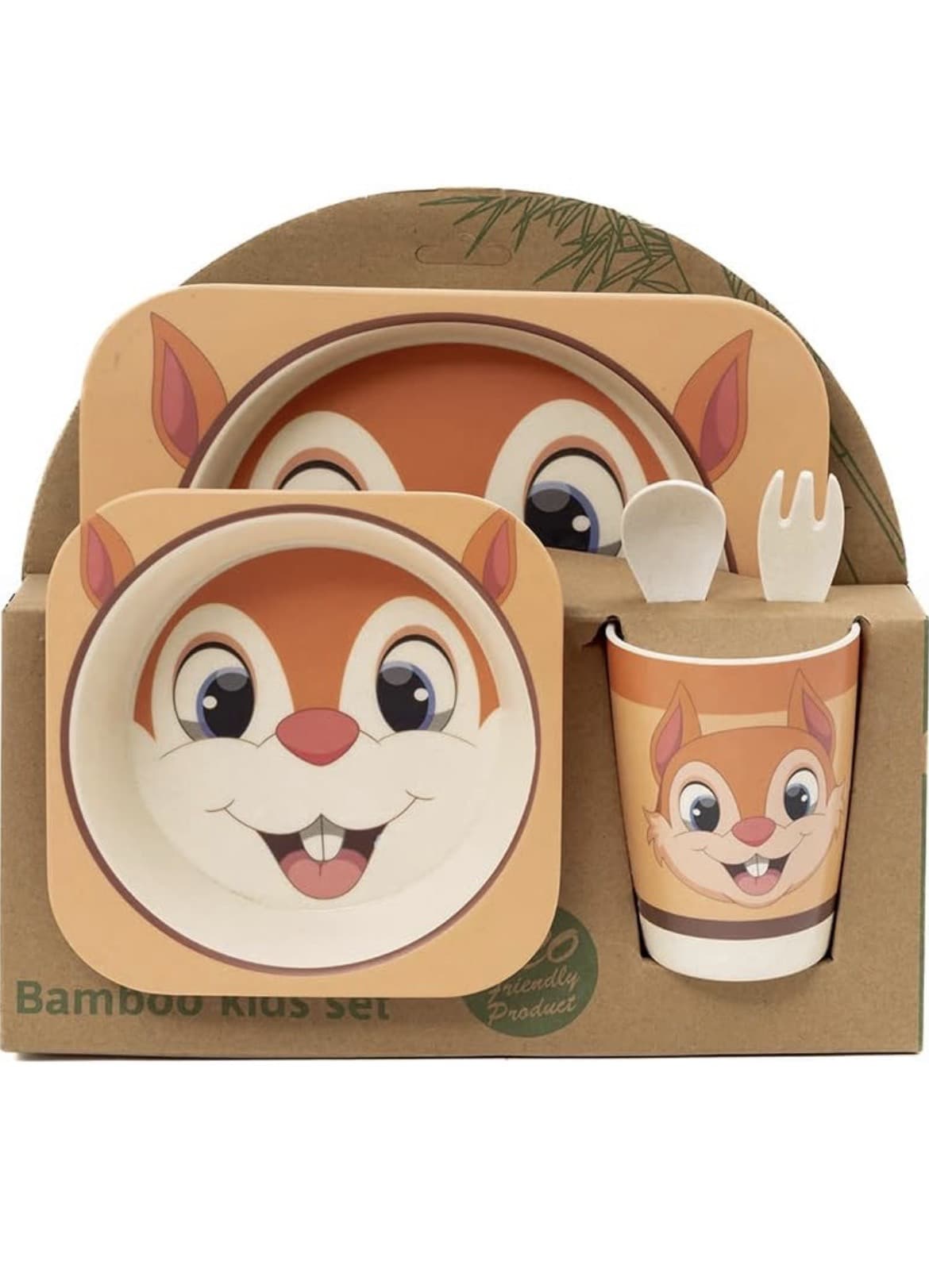 Uşaqlar üçün bəslənmə qabı dəsti Zootopia, keramika, 5 əşya